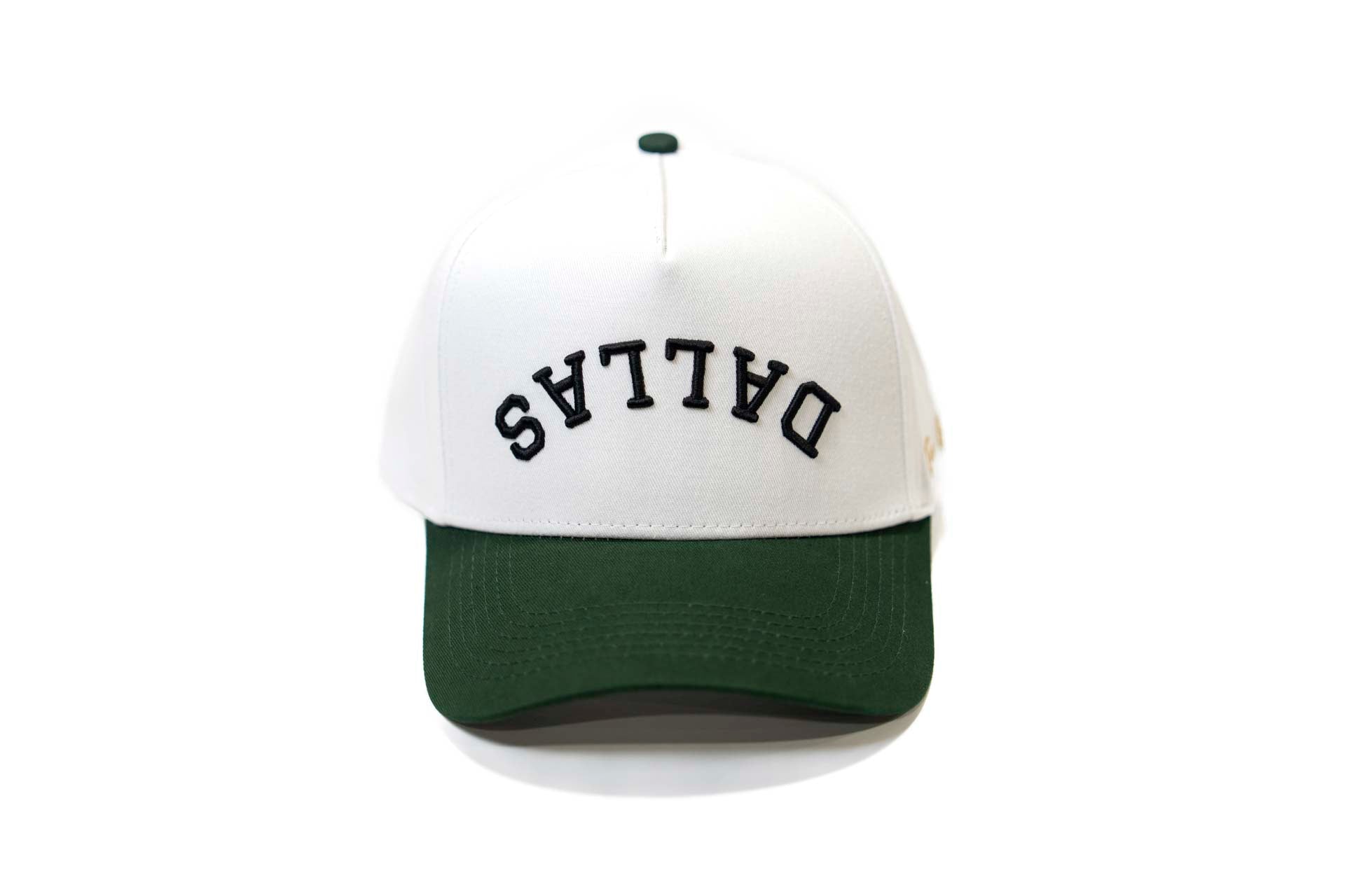 Precurved Dallas snapback - FOREST GREEN / WHITE