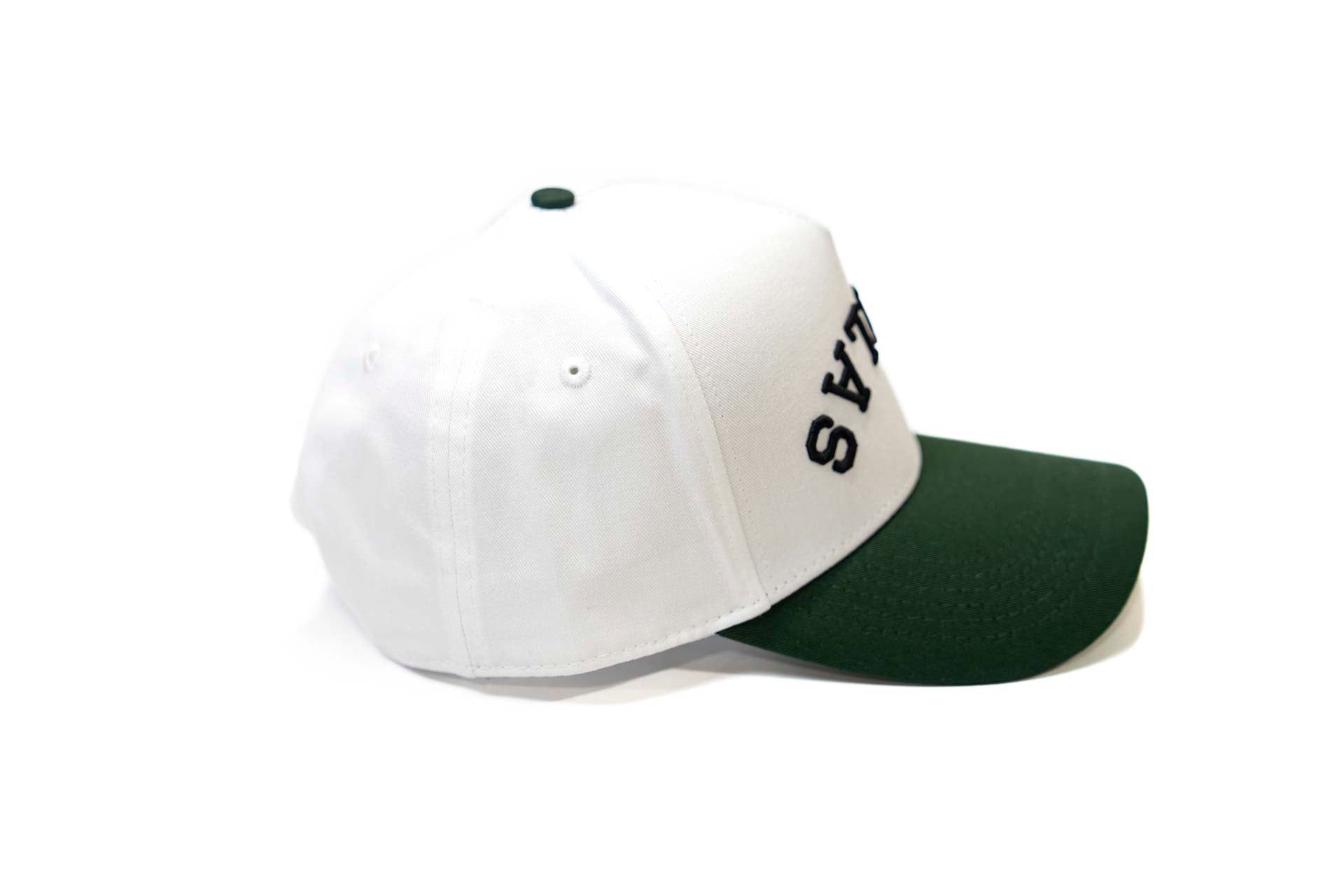 Precurved Dallas snapback - FOREST GREEN / WHITE