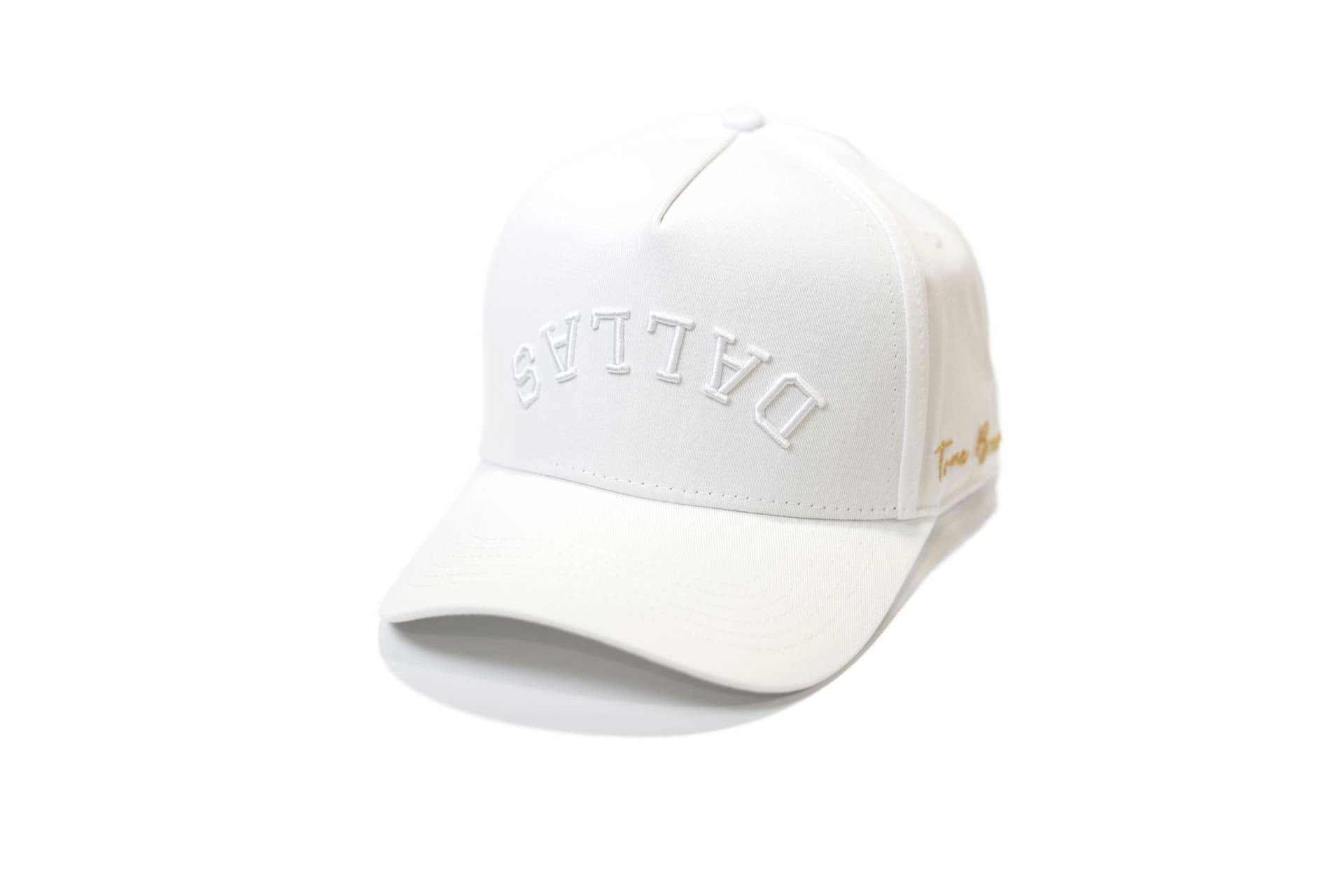 Precurved Dallas snapback - TONAL WHITE
