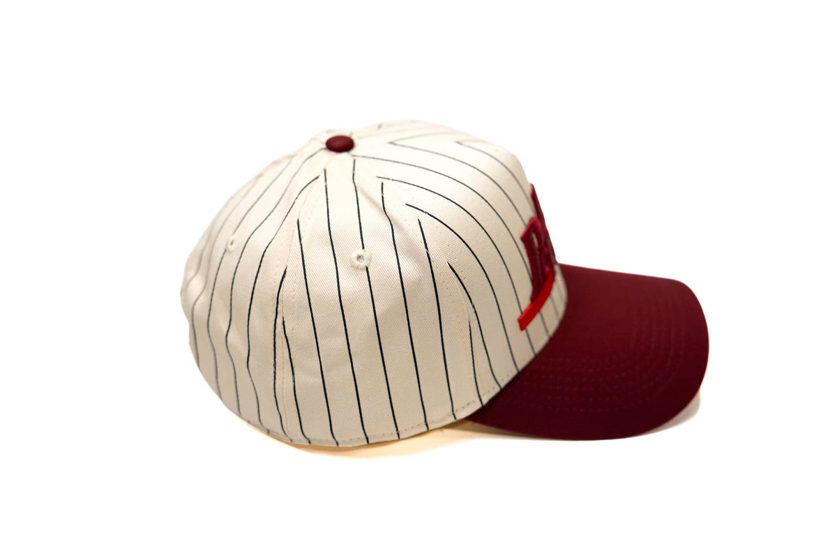 DR PEPPER X TRUE BRVND - MAROON / OFFWHITE (PINSTRIPE)
