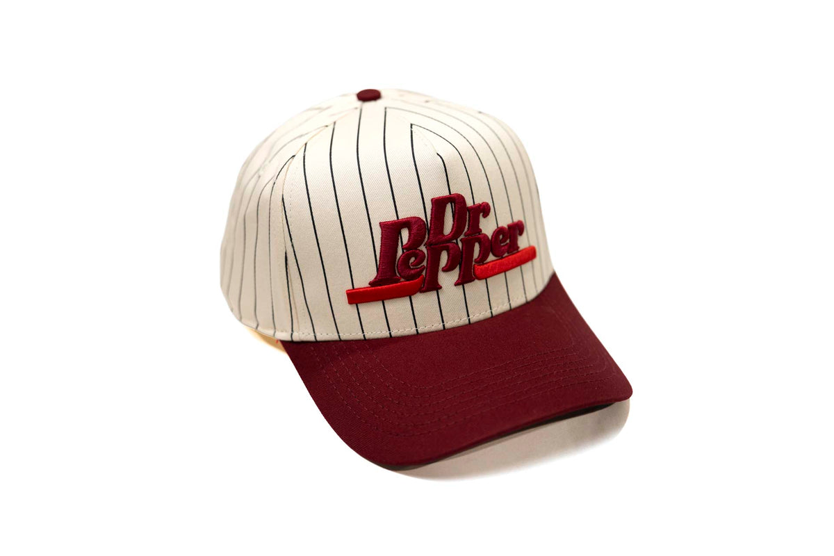 DR PEPPER X TRUE BRVND - MAROON / OFFWHITE (PINSTRIPE)