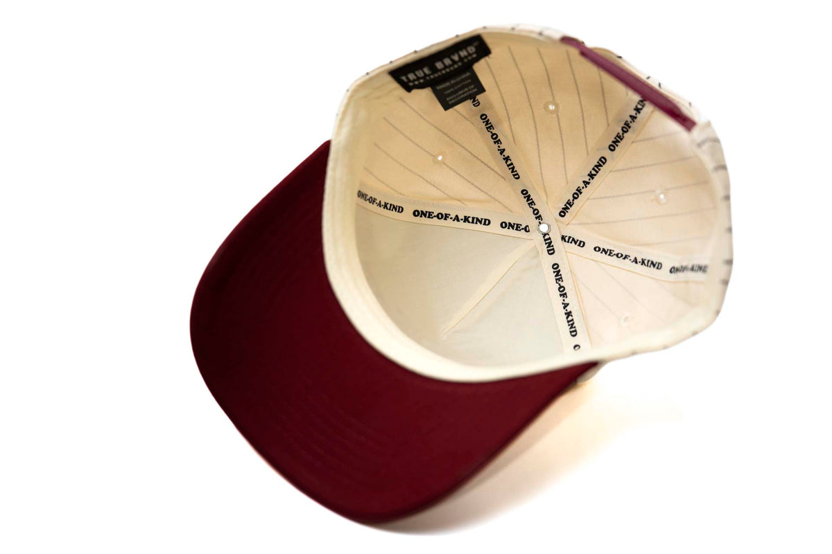 DR PEPPER X TRUE BRVND - MAROON / OFFWHITE (PINSTRIPE)