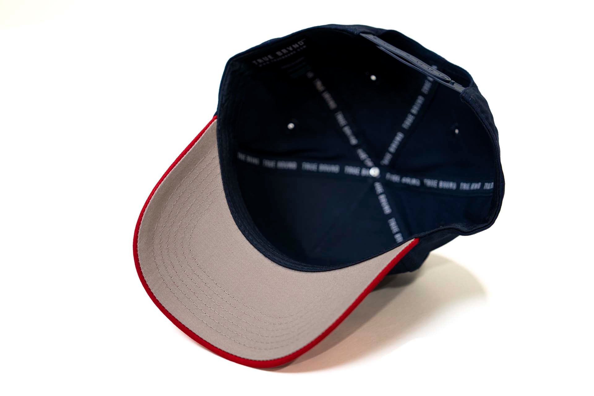 Precurved Dallas snapback - RED / NAVY