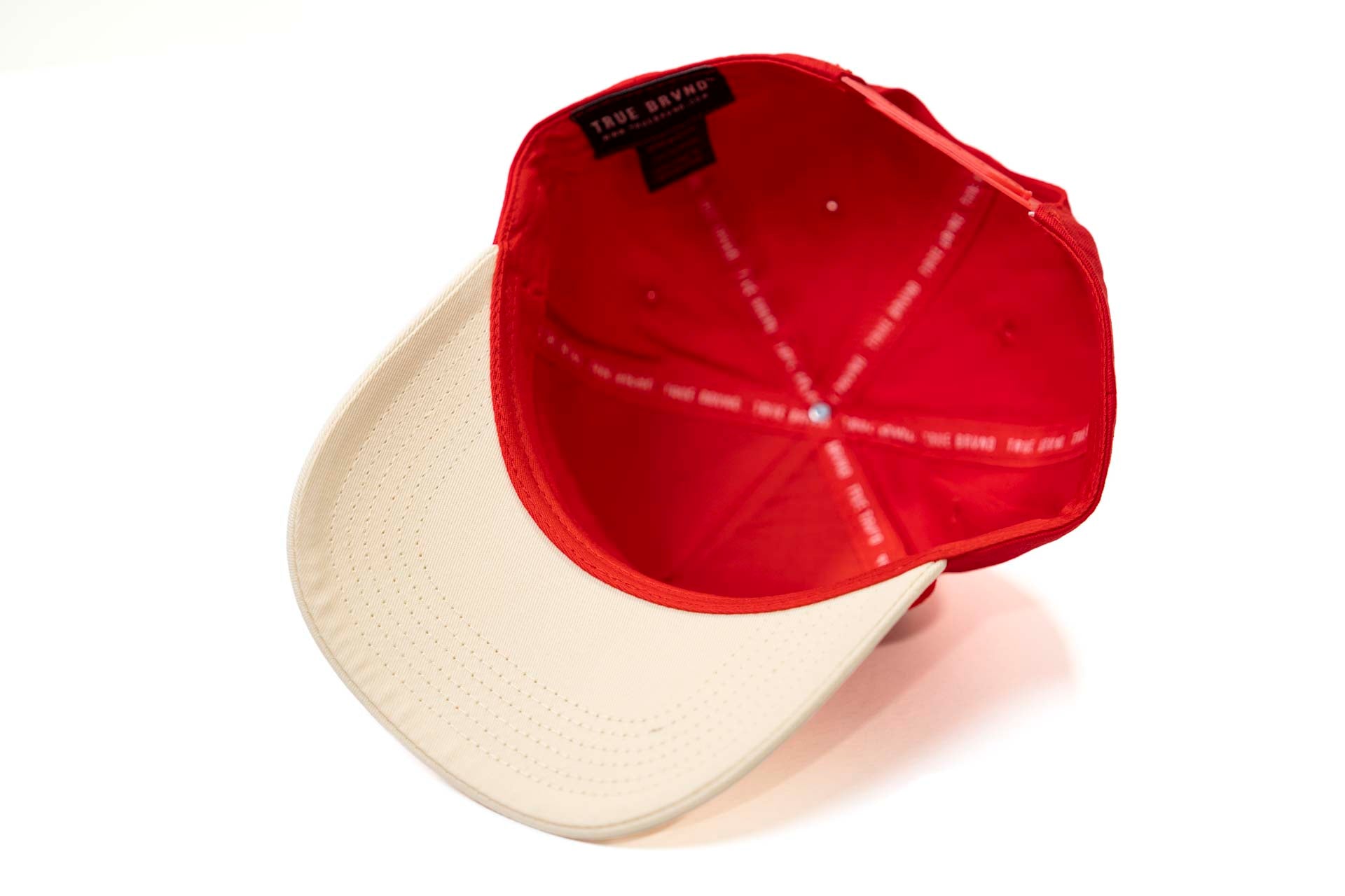 Precurved Dallas snapback - OFFWHITE / RED
