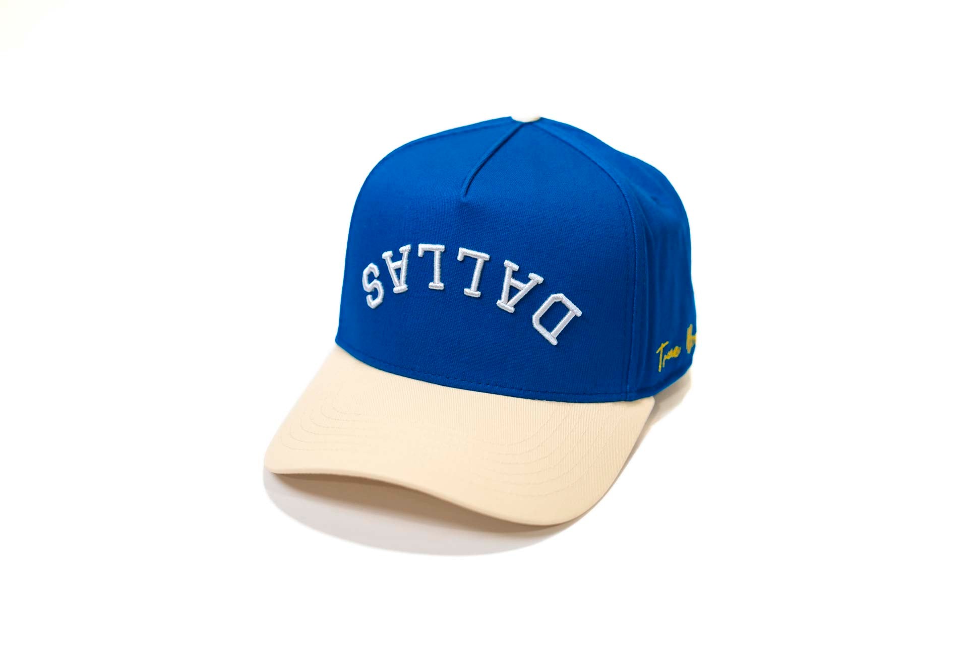 Precurved Dallas snapback - OFFWHITE / ROYAL