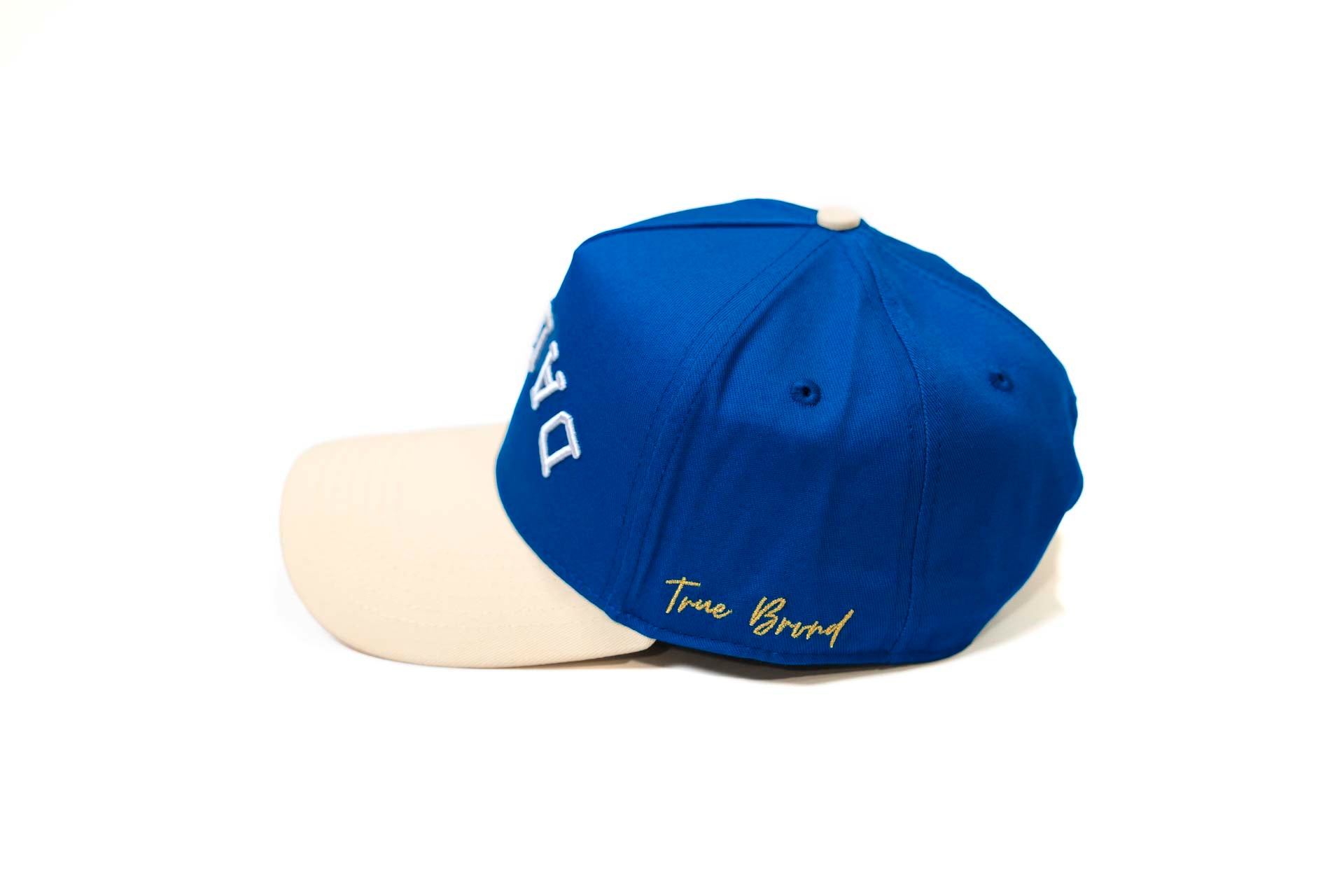 Precurved Dallas snapback - OFFWHITE / ROYAL