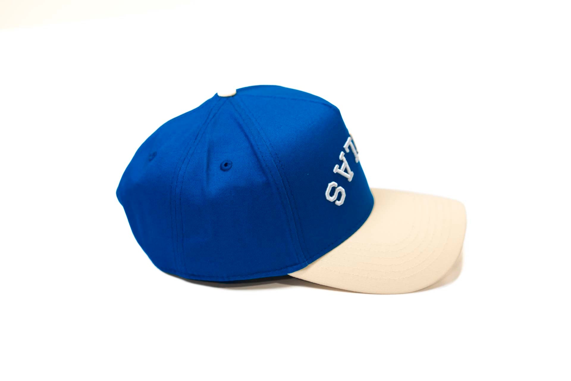 Precurved Dallas snapback - OFFWHITE / ROYAL
