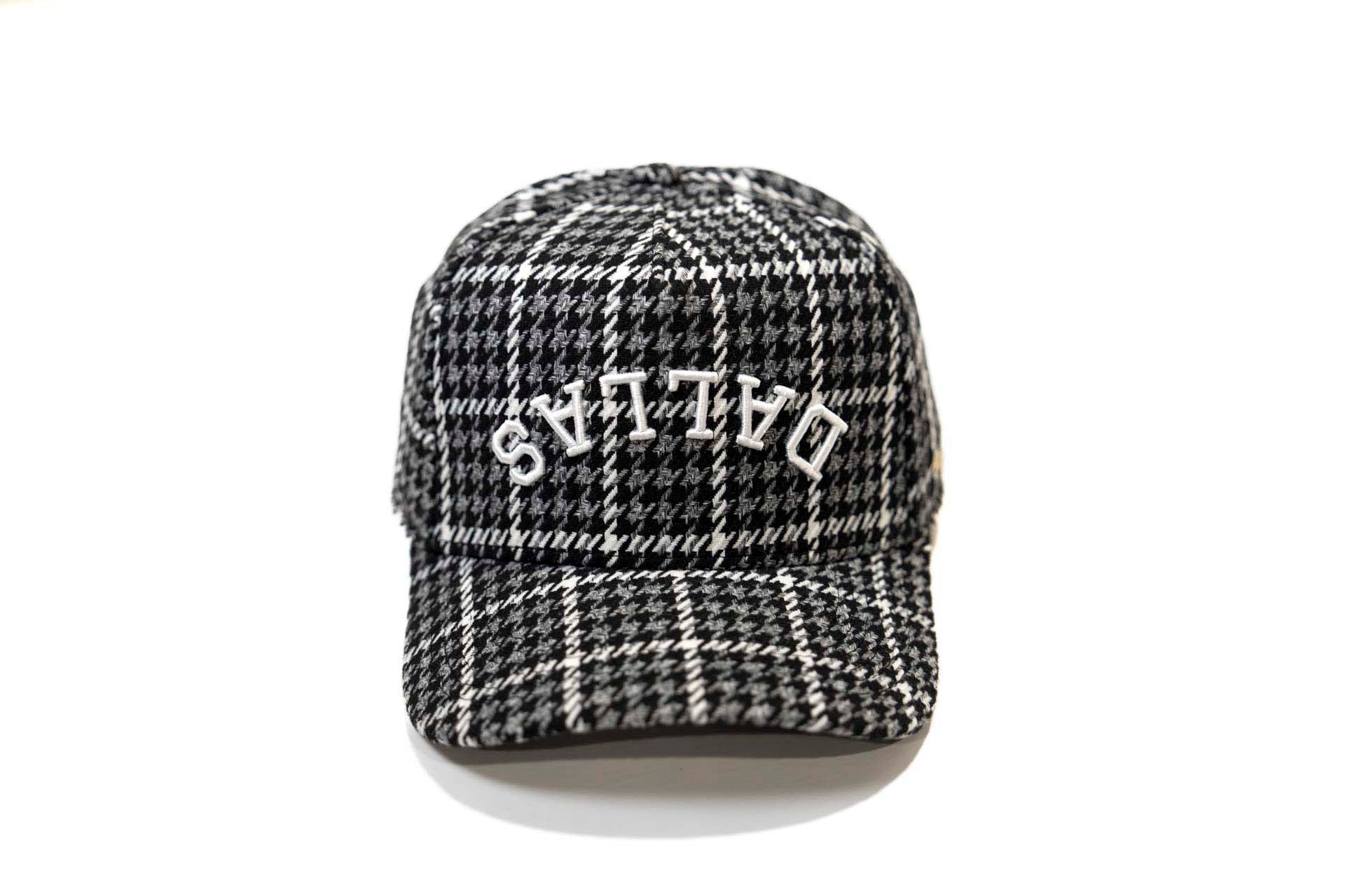 Houndstooth - BLACK / GRAY (white)