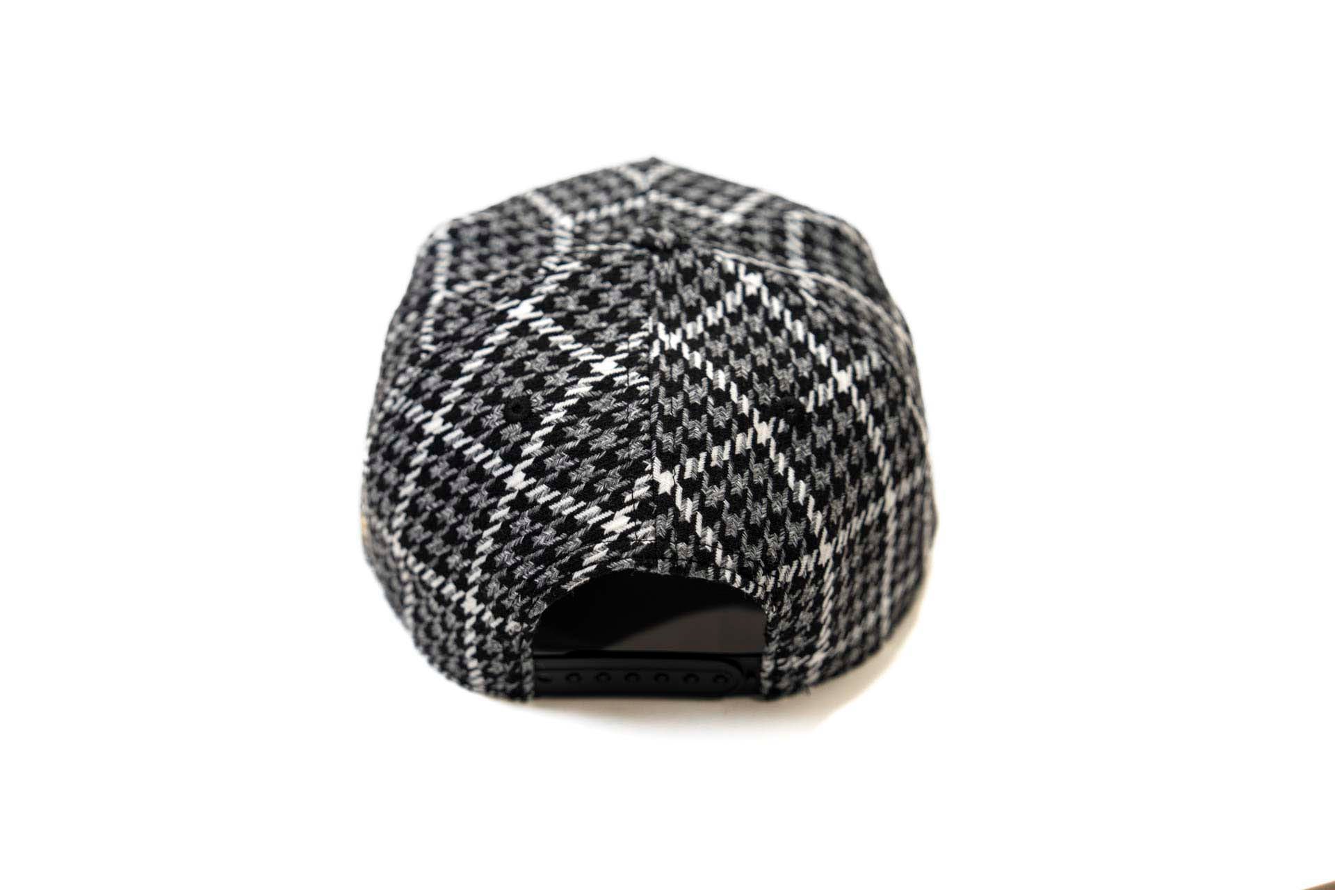 Houndstooth - BLACK / GRAY (white)