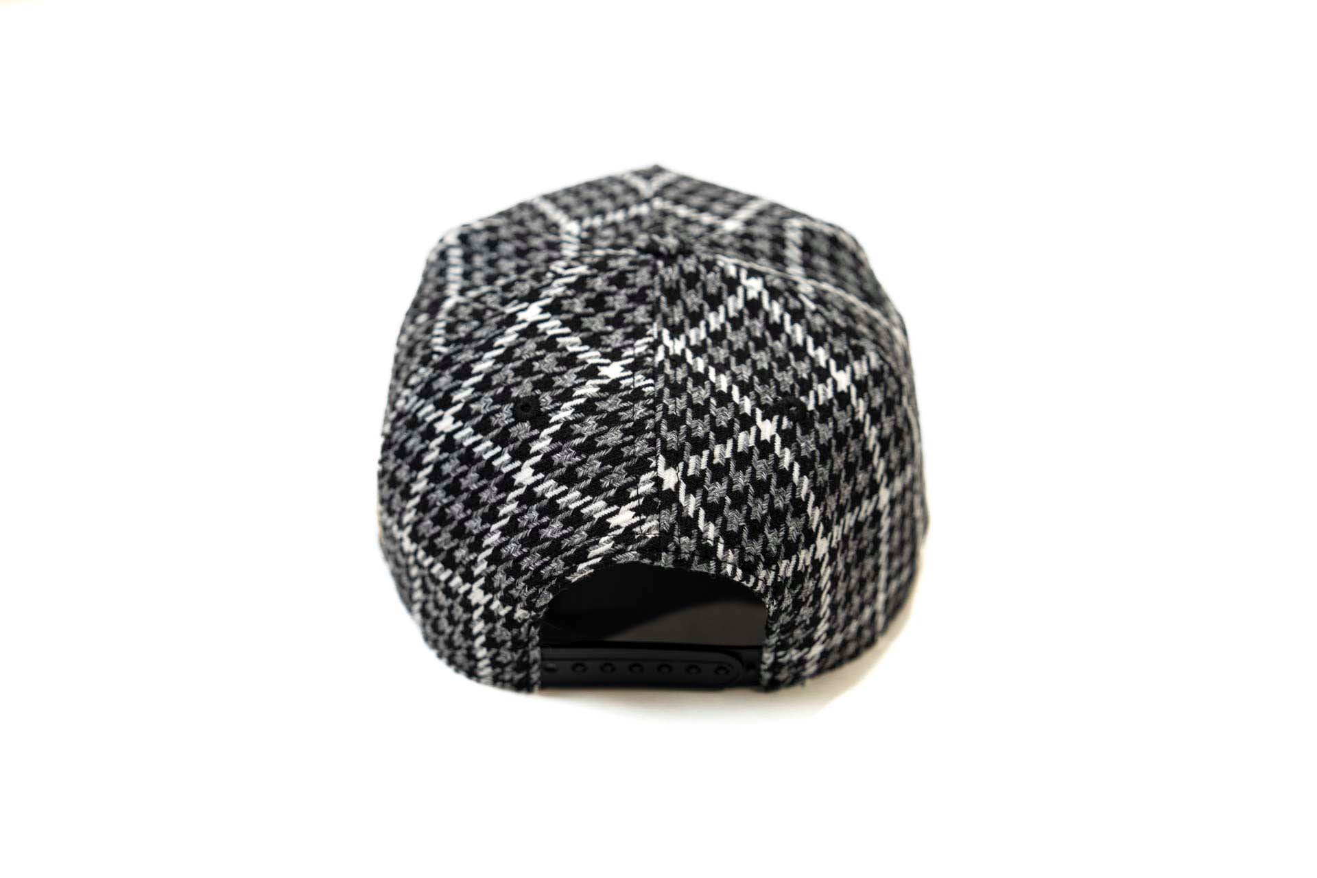 Houndstooth - BLACK / GRAY (white)
