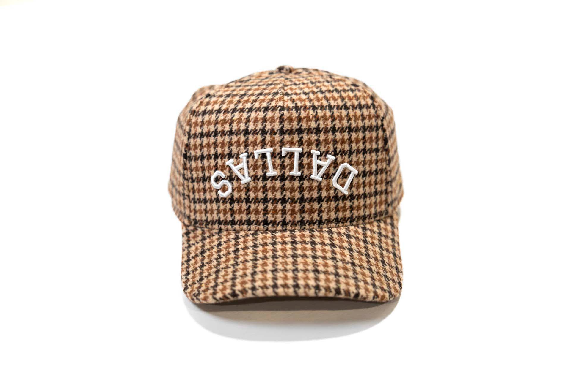 Houndstooth - BROWN / TAN