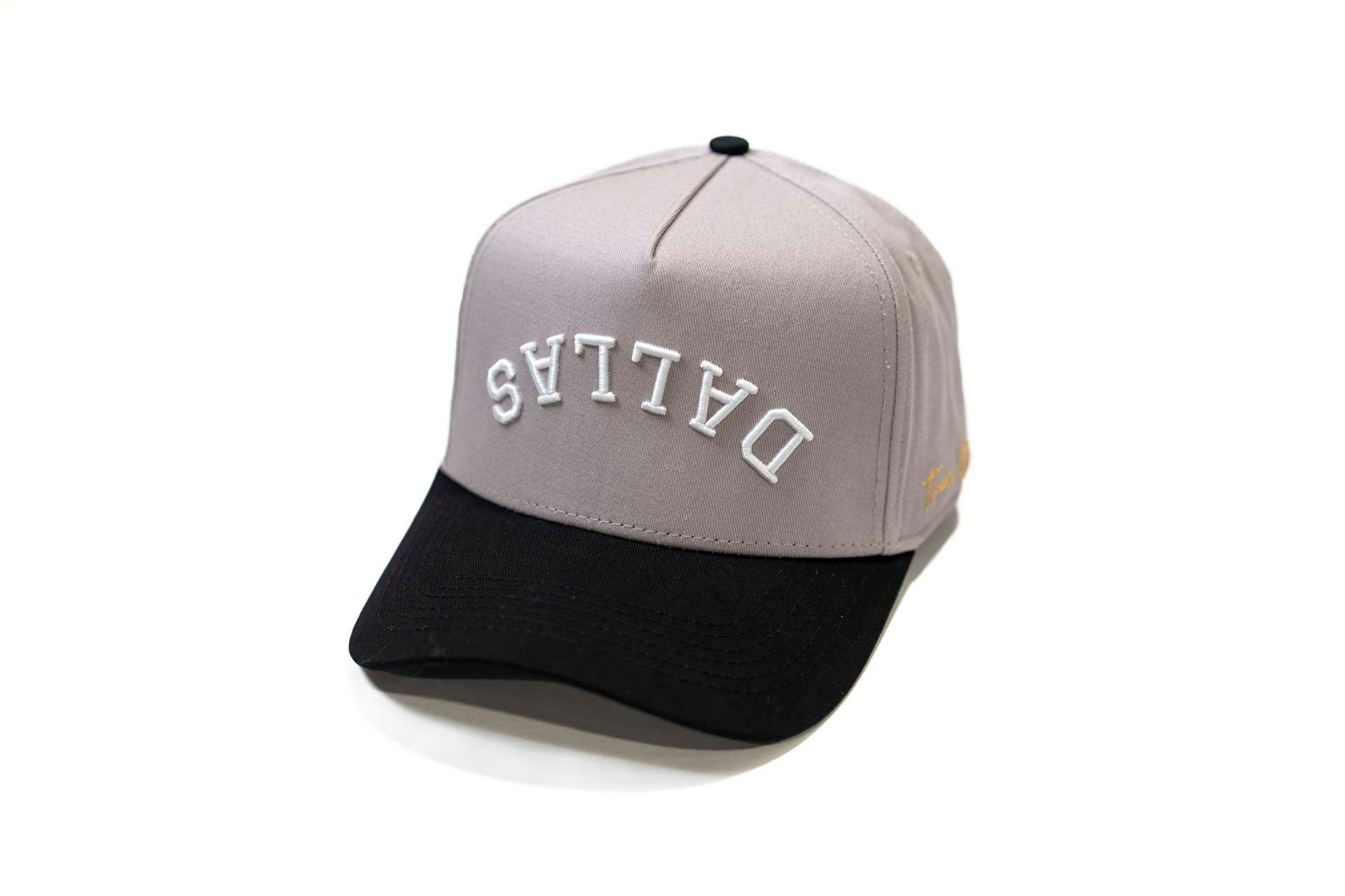 Precurved Dallas snapback - BLACK / GRAY