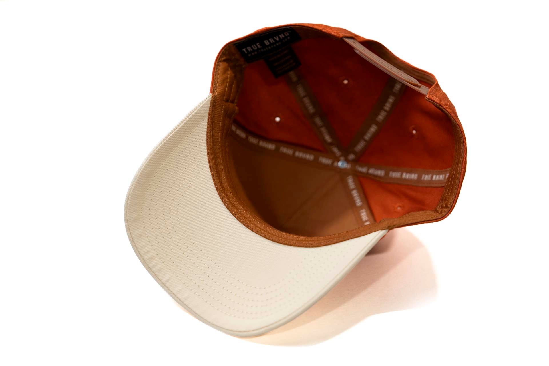 Precurved Dallas snapback - OFFWHITE / RUST