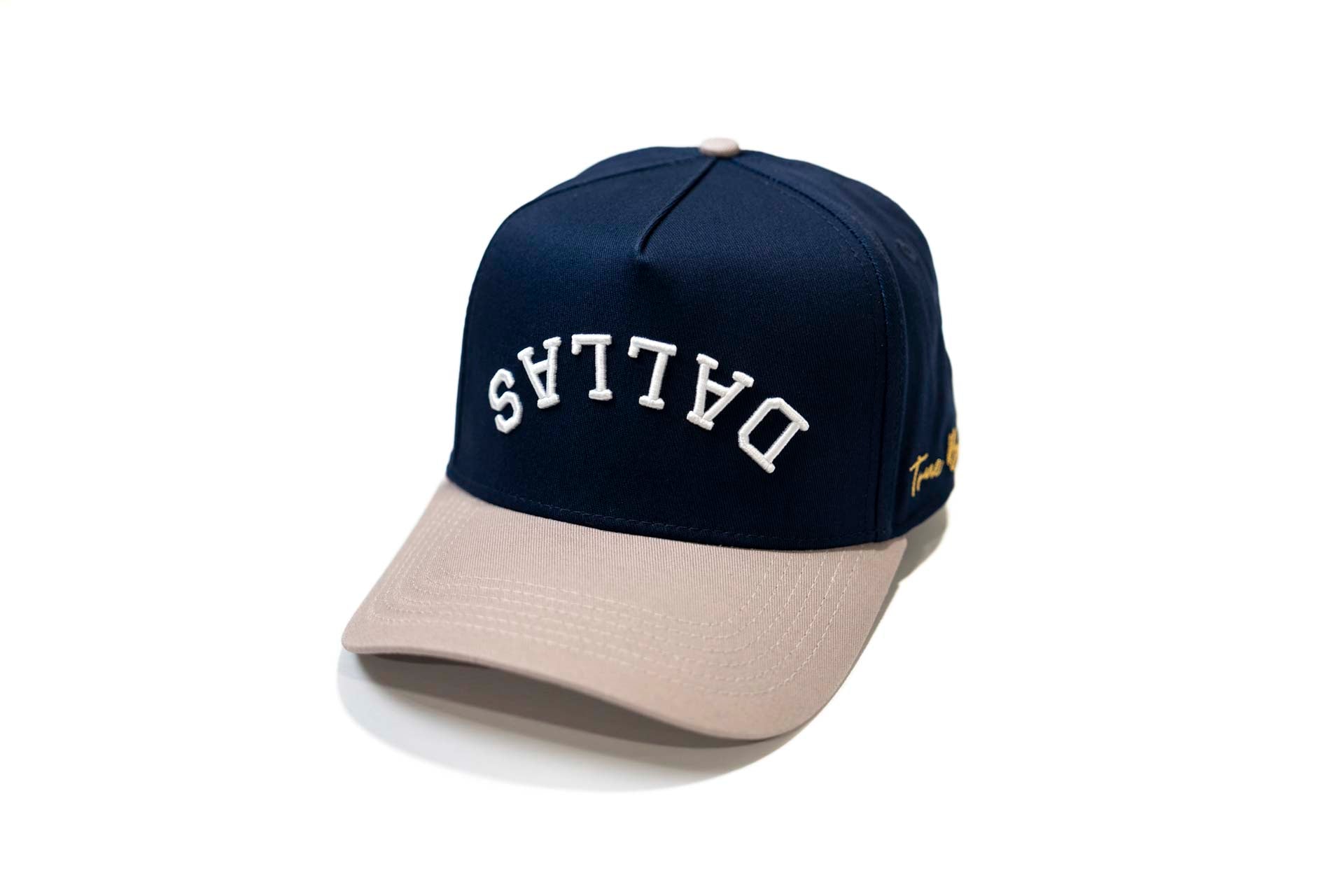 Precurved Dallas snapback - GRAY / NAVY