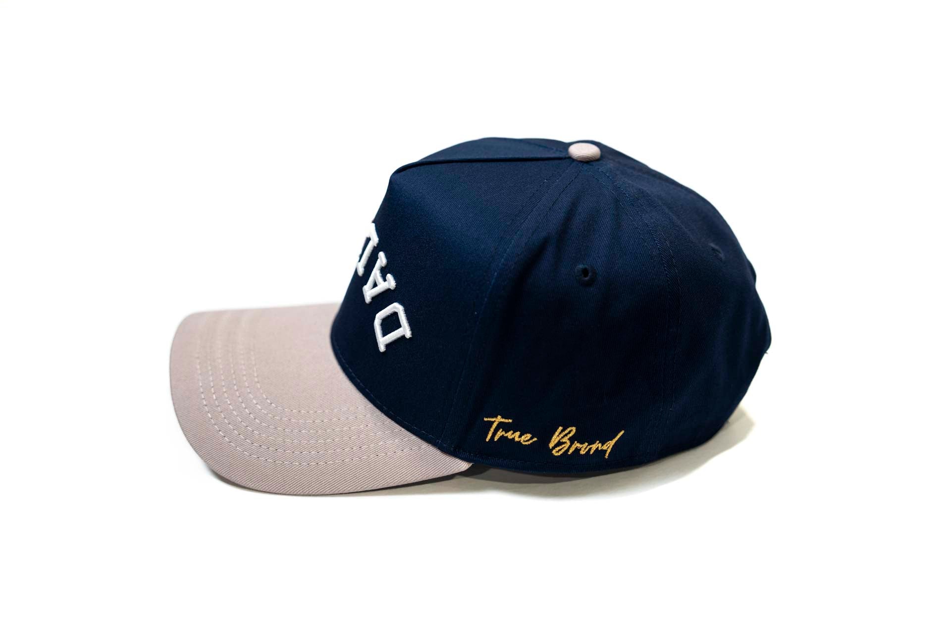 Precurved Dallas snapback - GRAY / NAVY