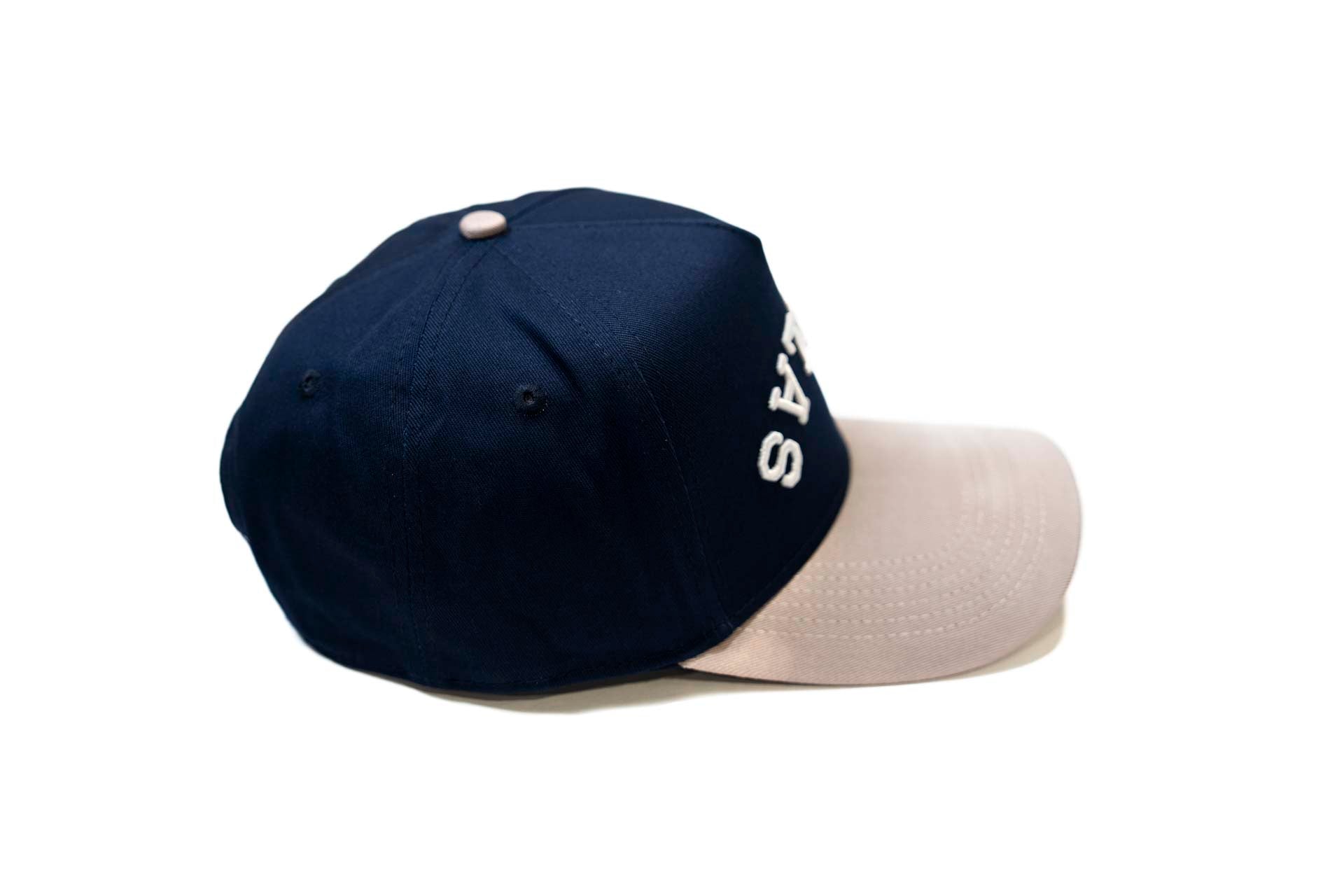 Precurved Dallas snapback - GRAY / NAVY