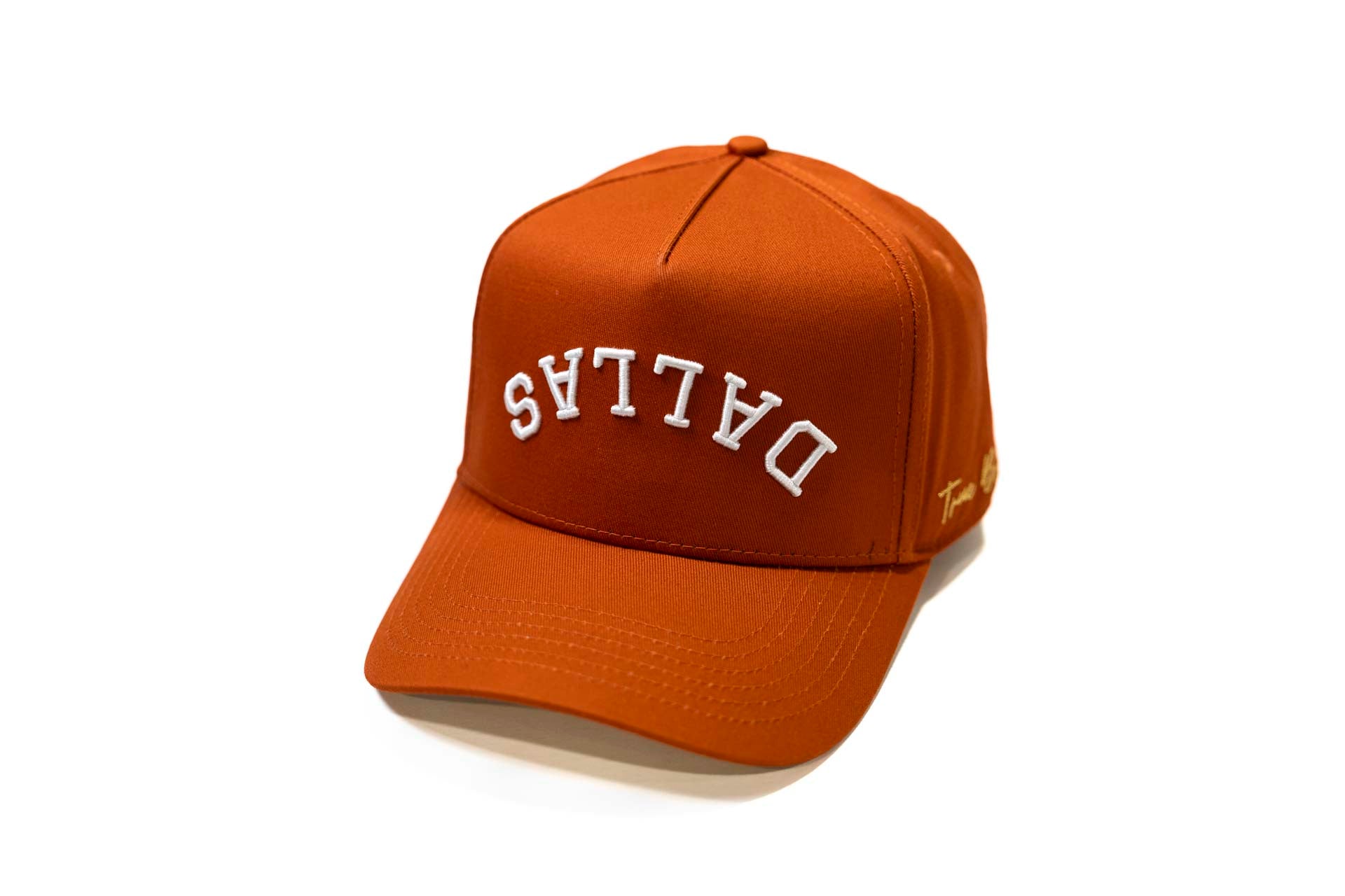 Precurved Dallas snapback - RUST