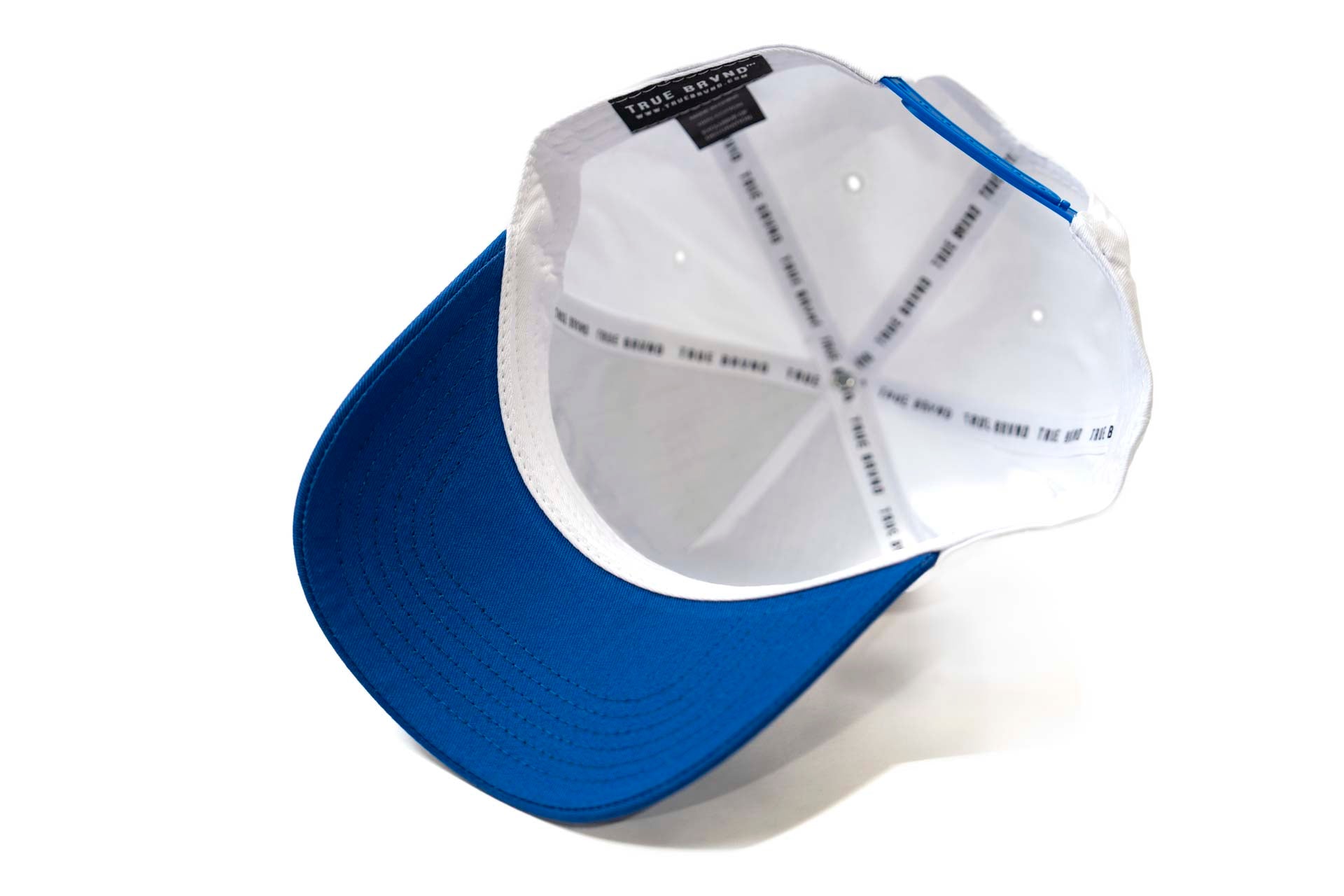 Precurved Dallas snapback - ROYAL / WHITE