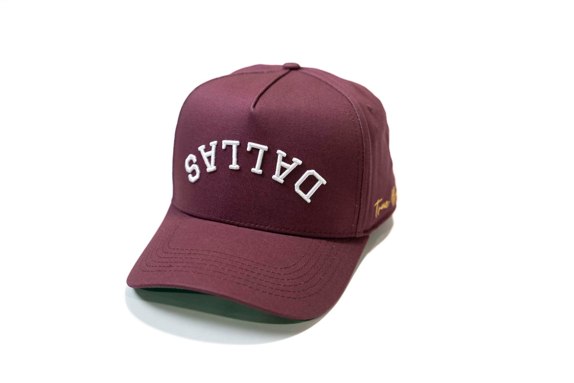 Precurved Dallas snapback - Maroon