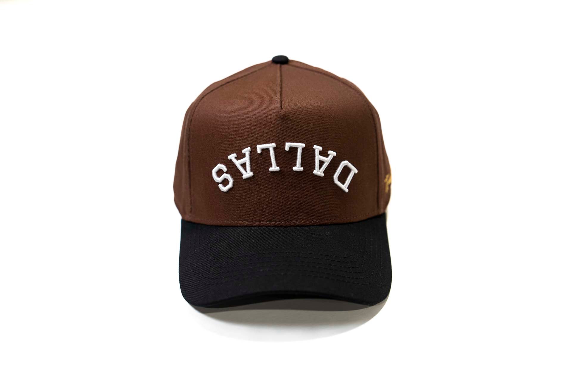 Precurved Dallas snapback - BLACK / BROWN