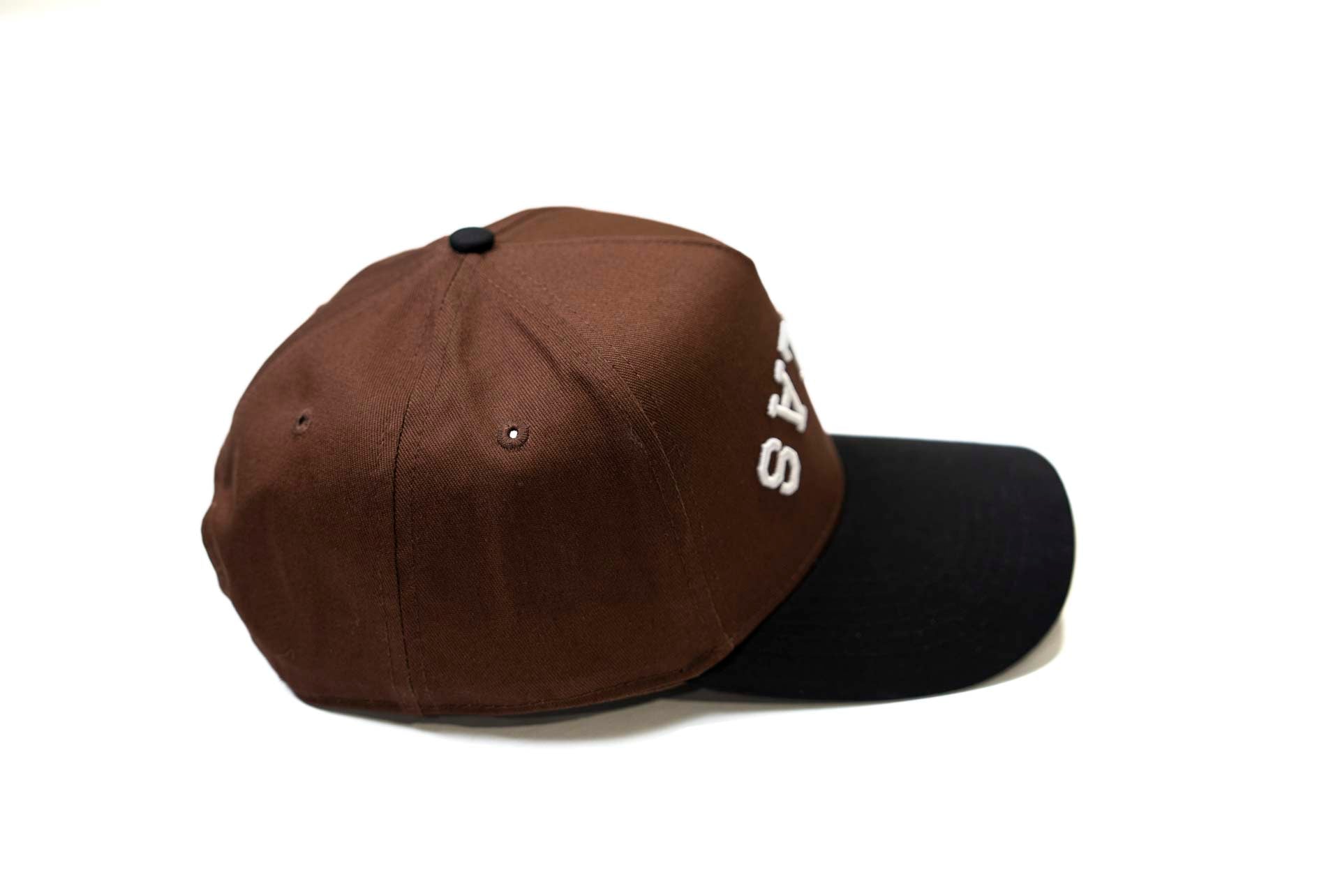 Precurved Dallas snapback - BLACK / BROWN