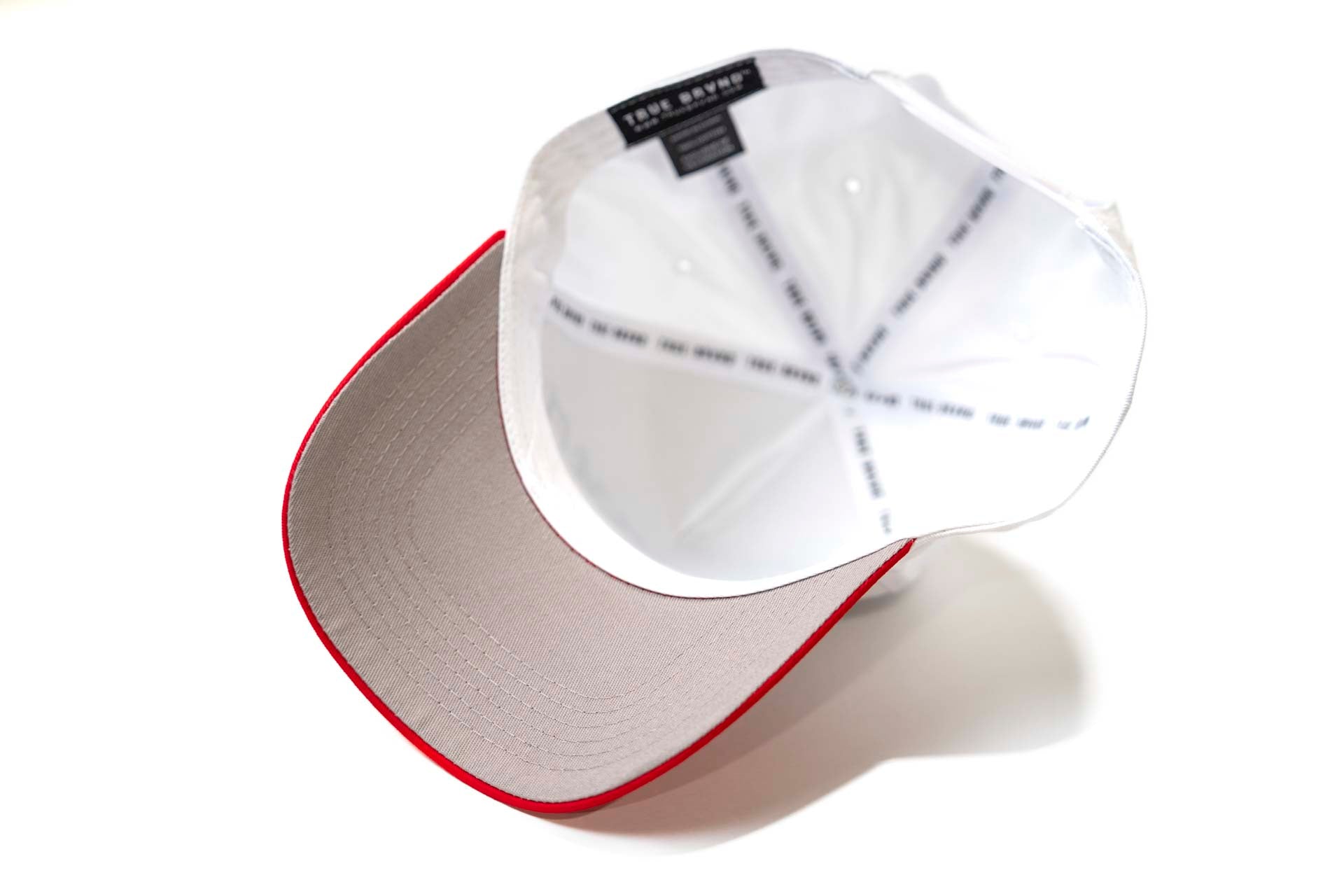 Precurved Dallas snapback - RED / WHITE