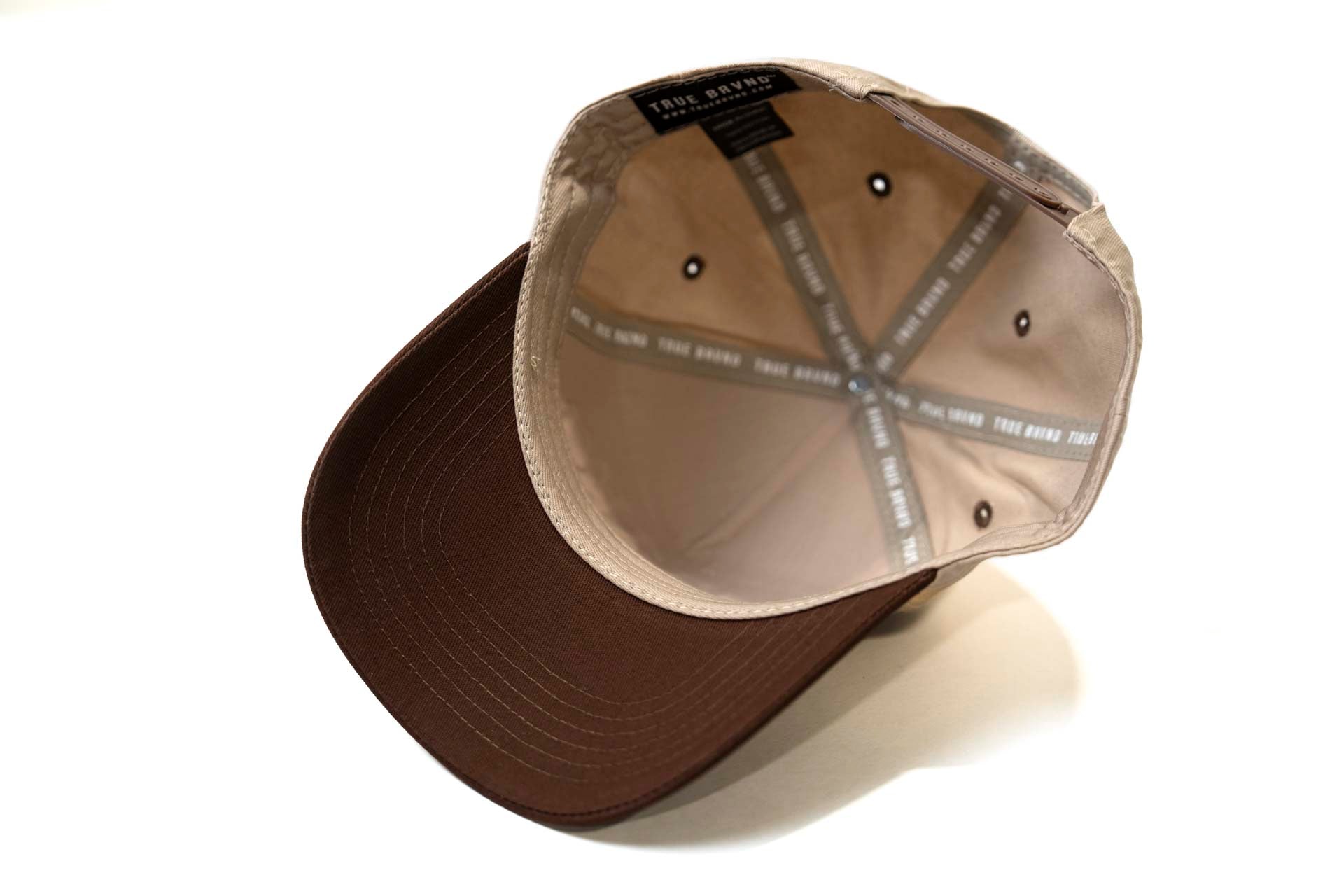 Precurved Dallas snapback - DARK BROWN / KHAKI