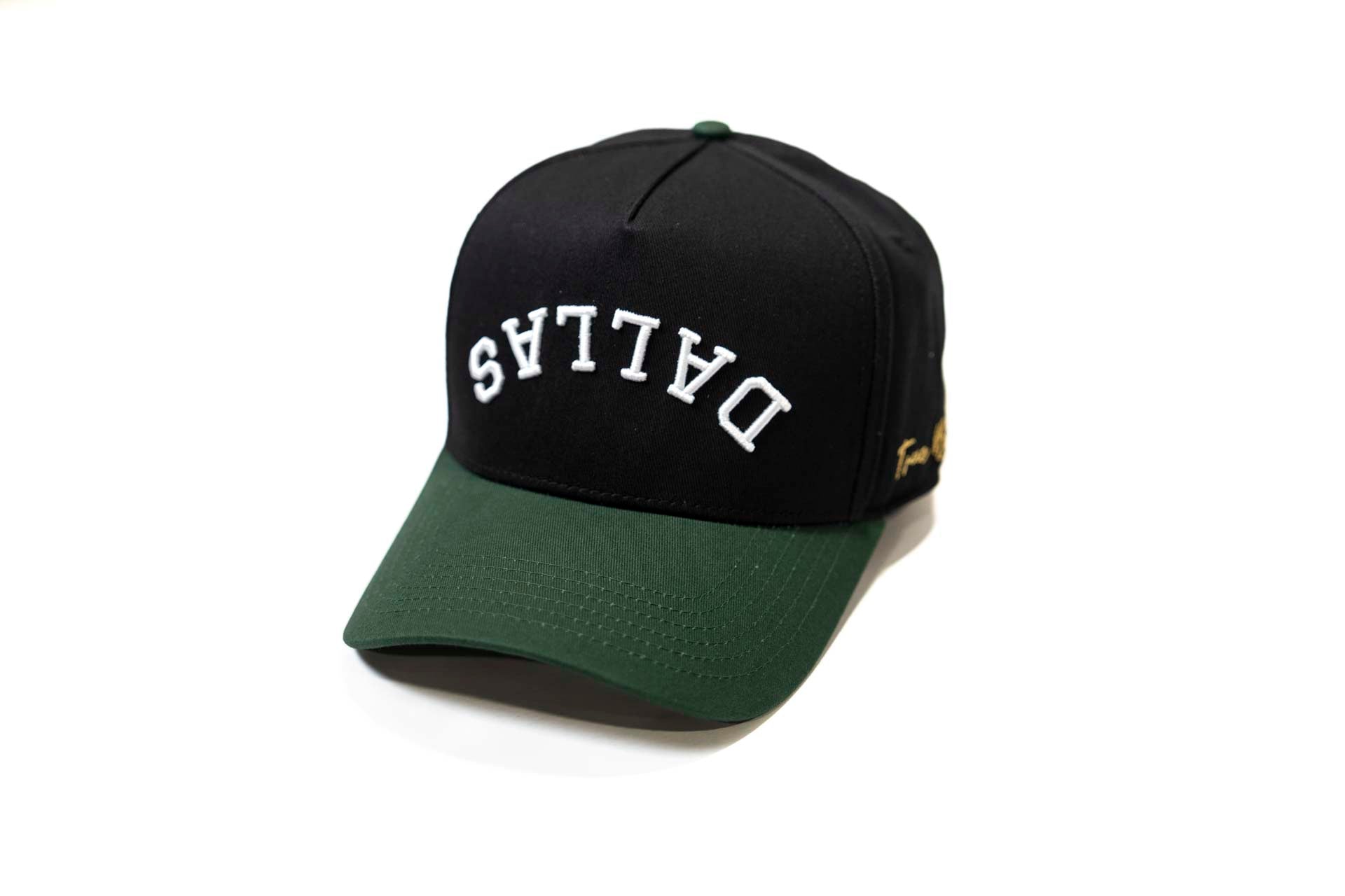 Precurved Dallas snapback - FOREST GREEN / BLACK