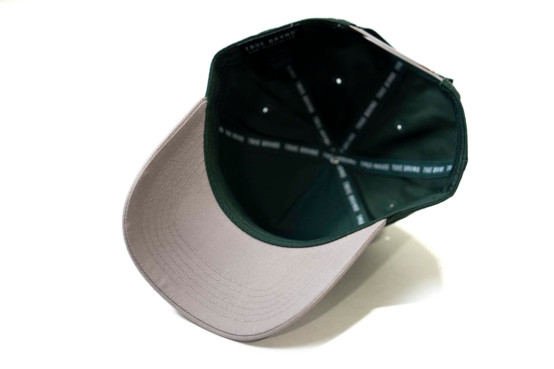 Precurved Dallas snapback - GRAY / FOREST GREEN