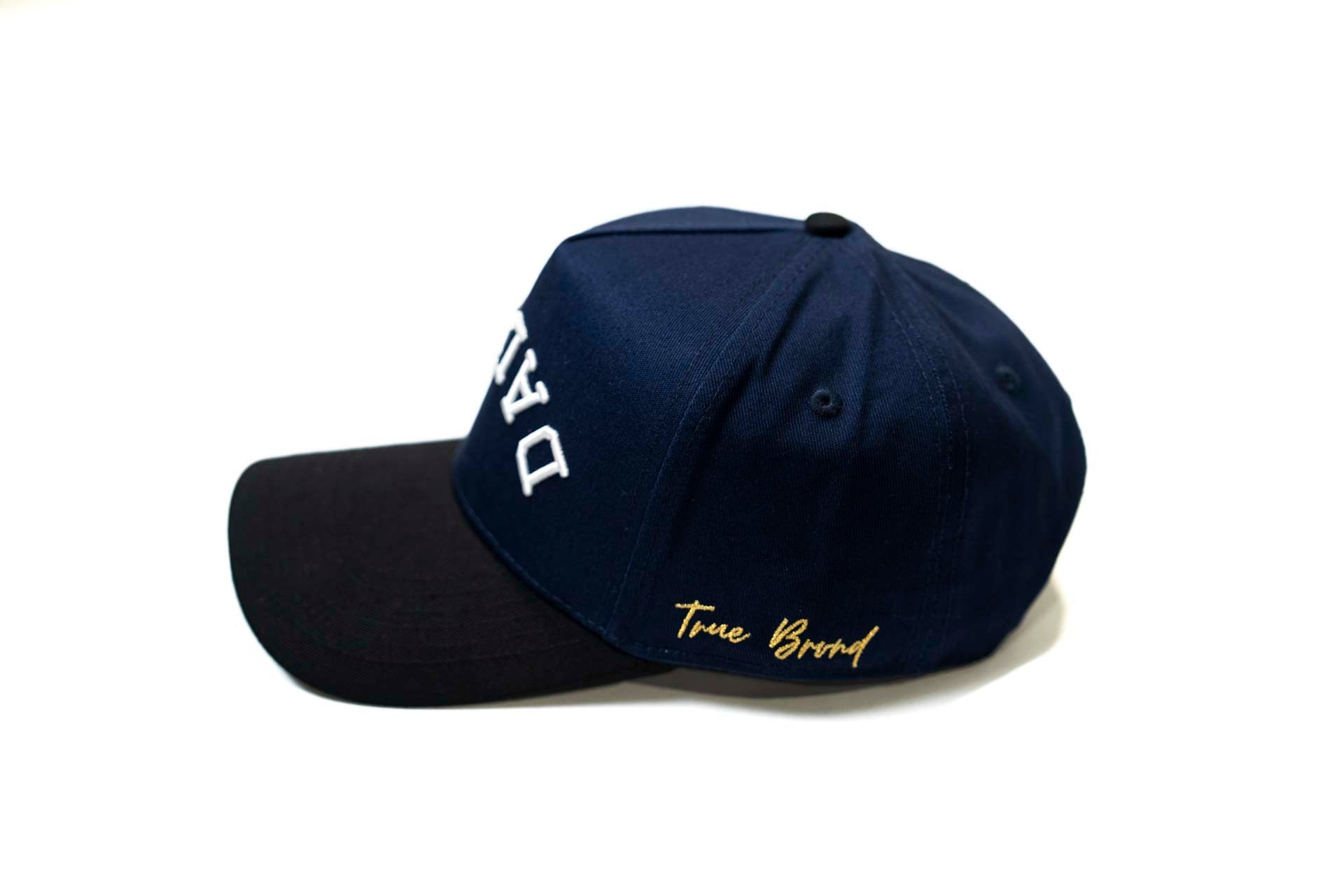 Precurved Dallas snapback - BLACK / NAVY
