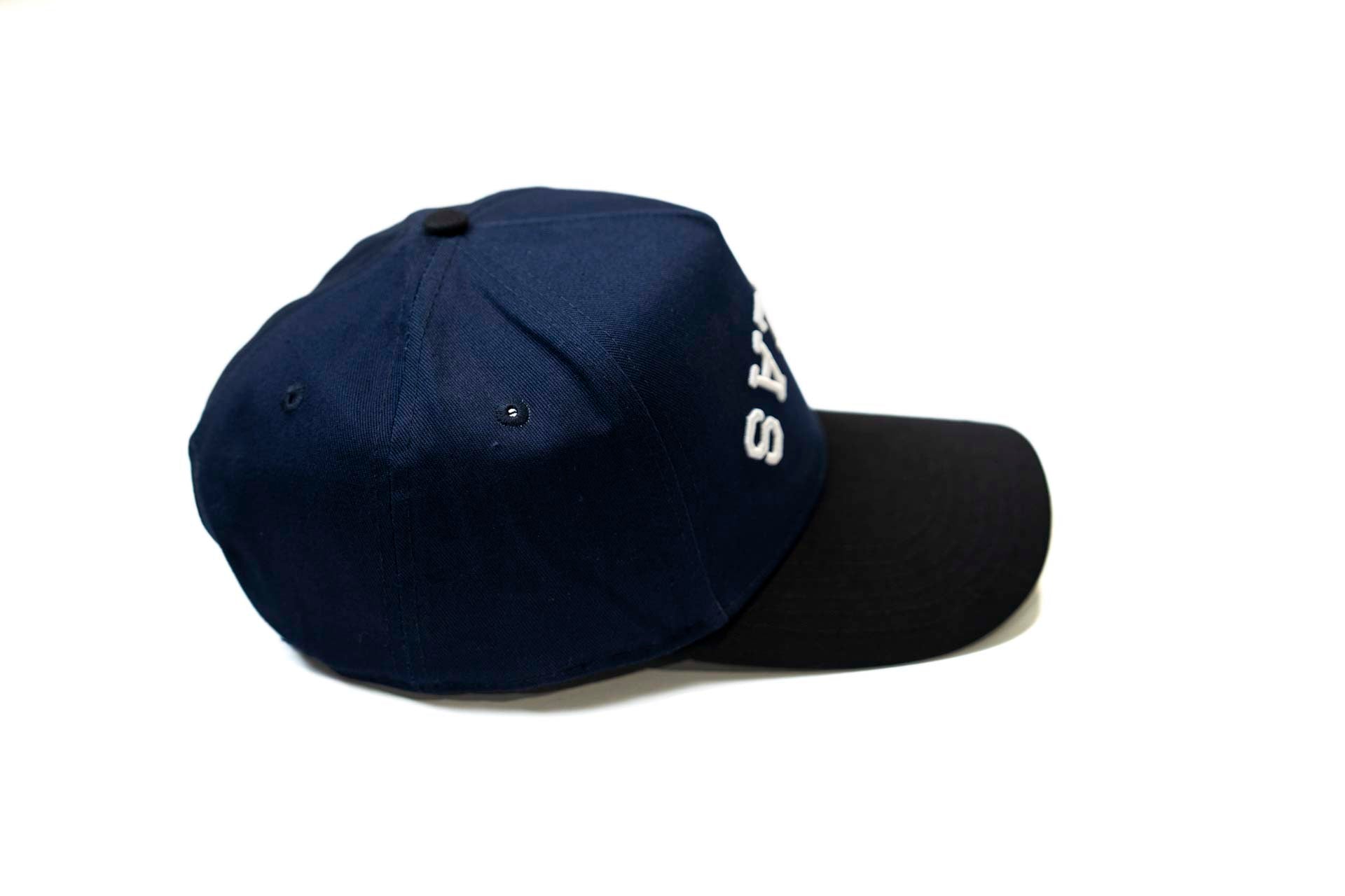 Precurved Dallas snapback - BLACK / NAVY