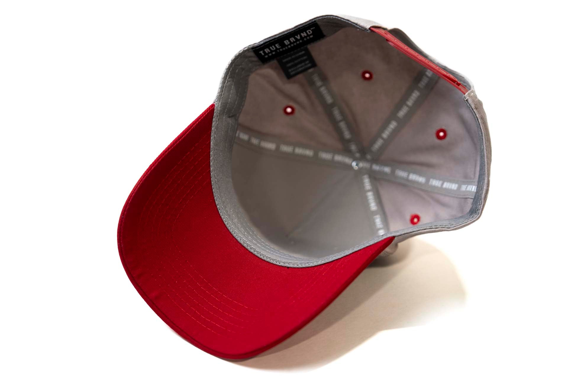 Precurved Dallas snapback - CARDINAL RED / LITE GRAY