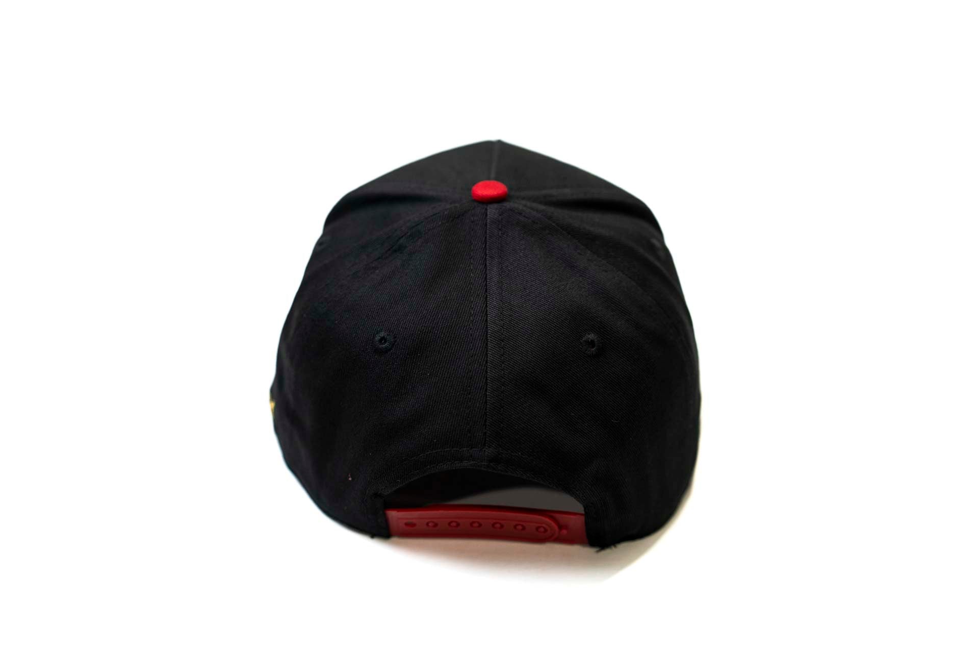 Precurved Dallas snapback - RED / BLACK