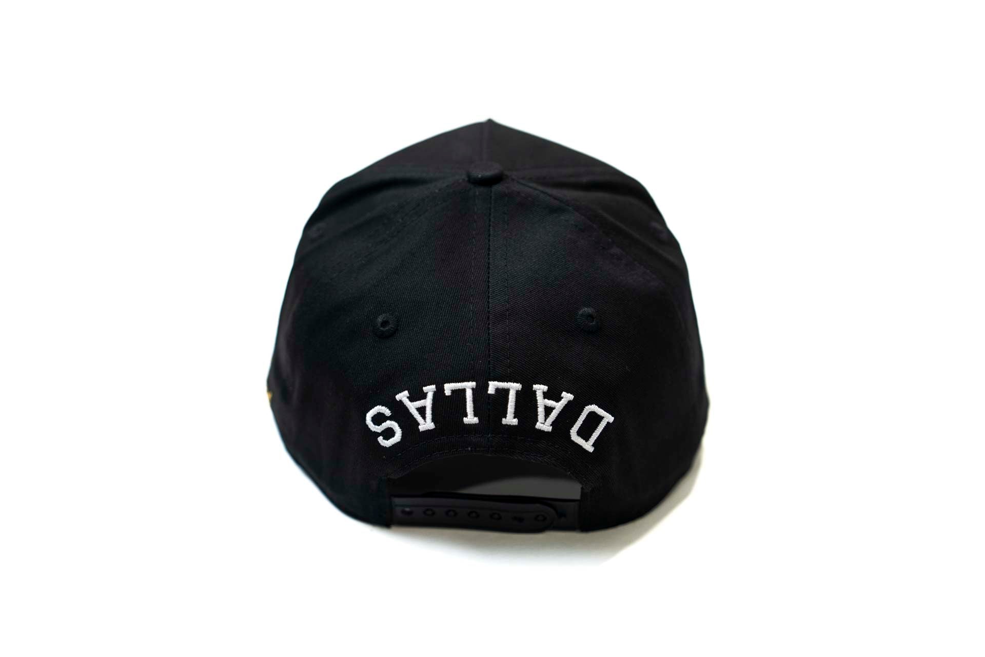 V2 Precurved snapback - BLACK / BLACK