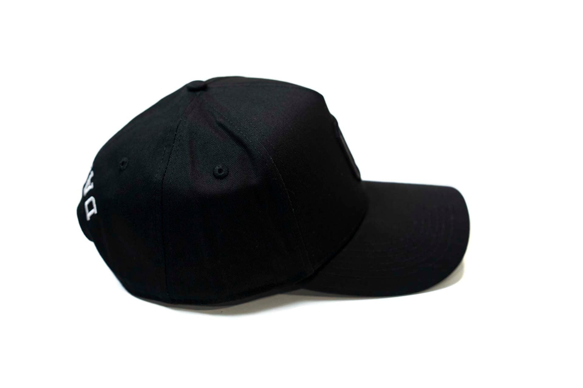 V2 Precurved snapback - BLACK / BLACK