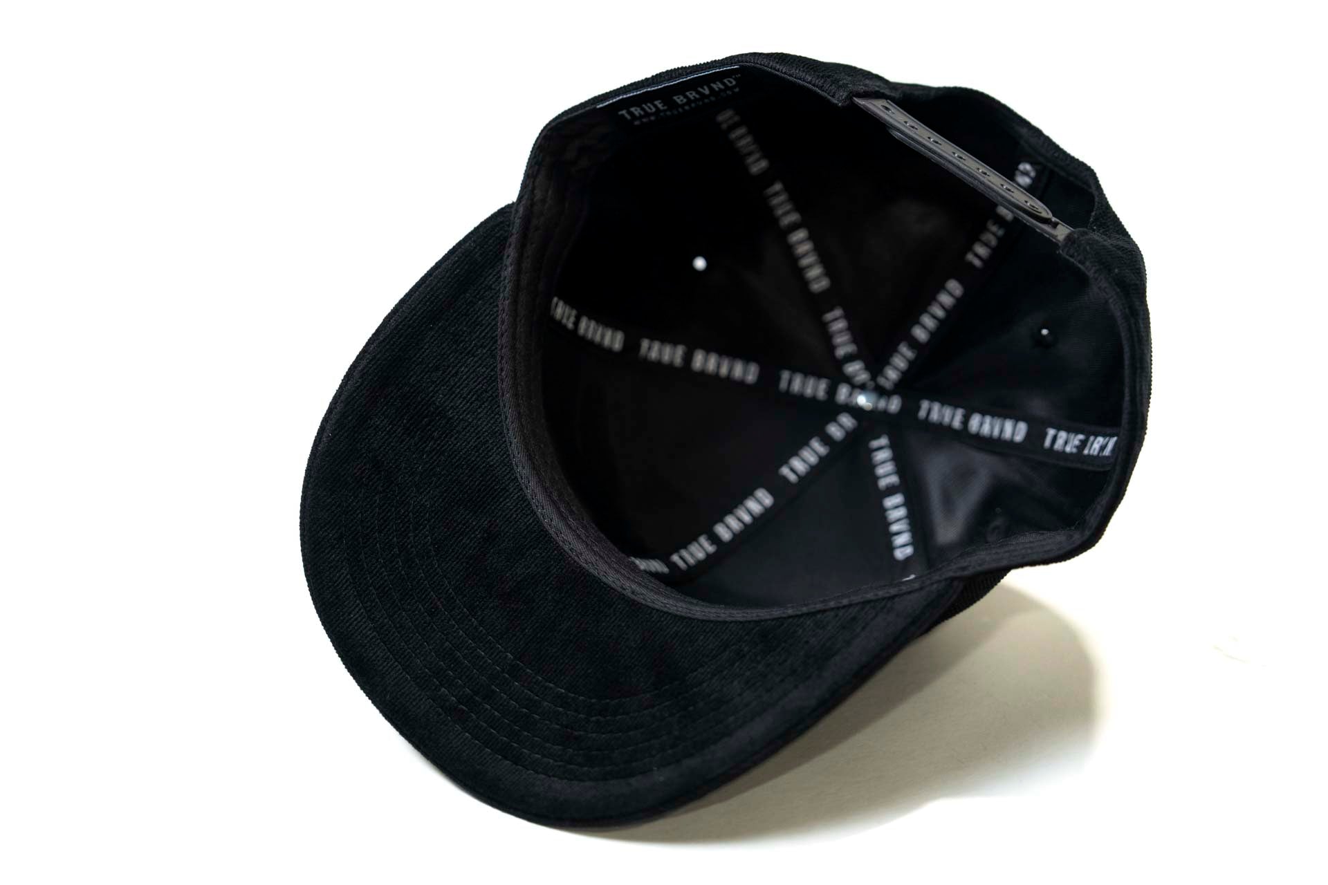 Corduroy 6 panel - BLACK