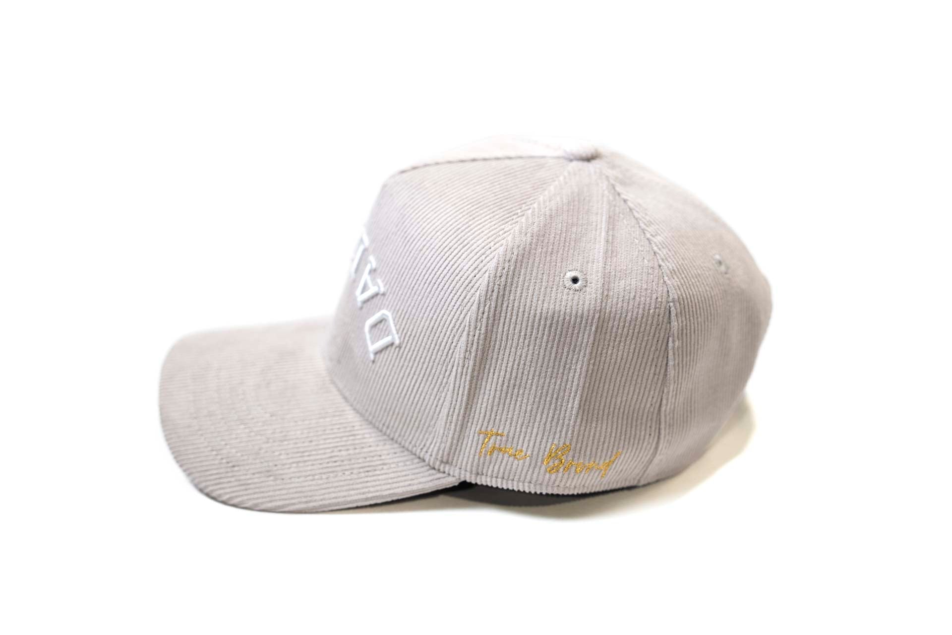 Corduroy USD snapback - SMOKE