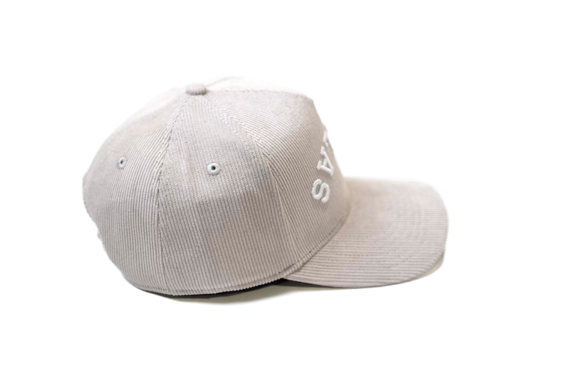 Corduroy USD snapback - SMOKE