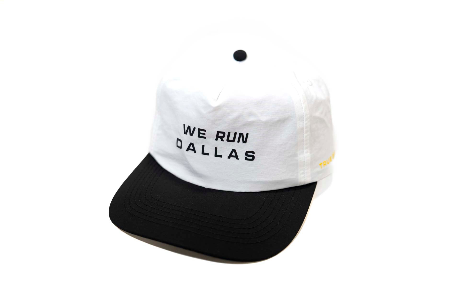 Dallas Running Hat - BLACK / WHITE (We Run Dallas)