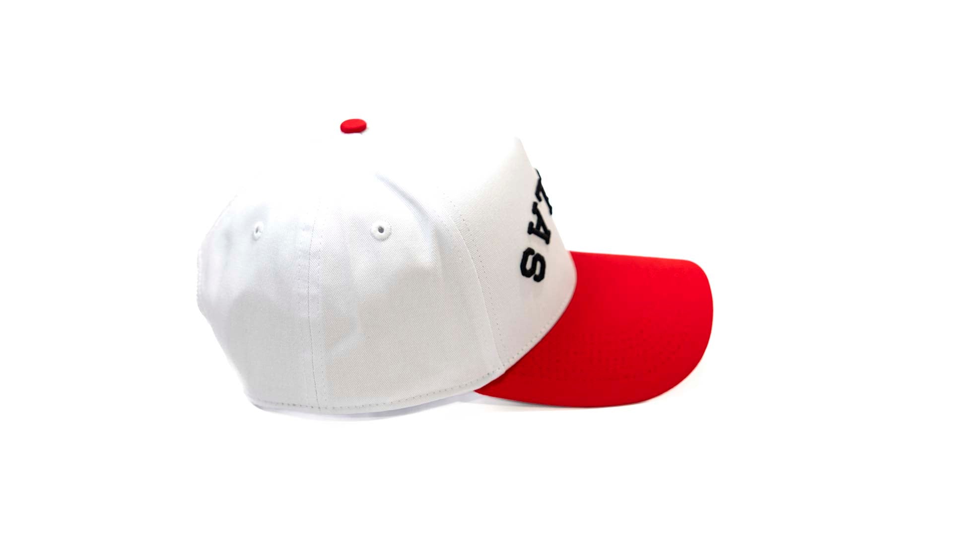 Precurved Dallas snapback - RED / WHITE