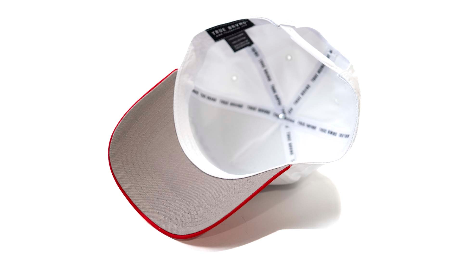 Precurved Dallas snapback - RED / WHITE