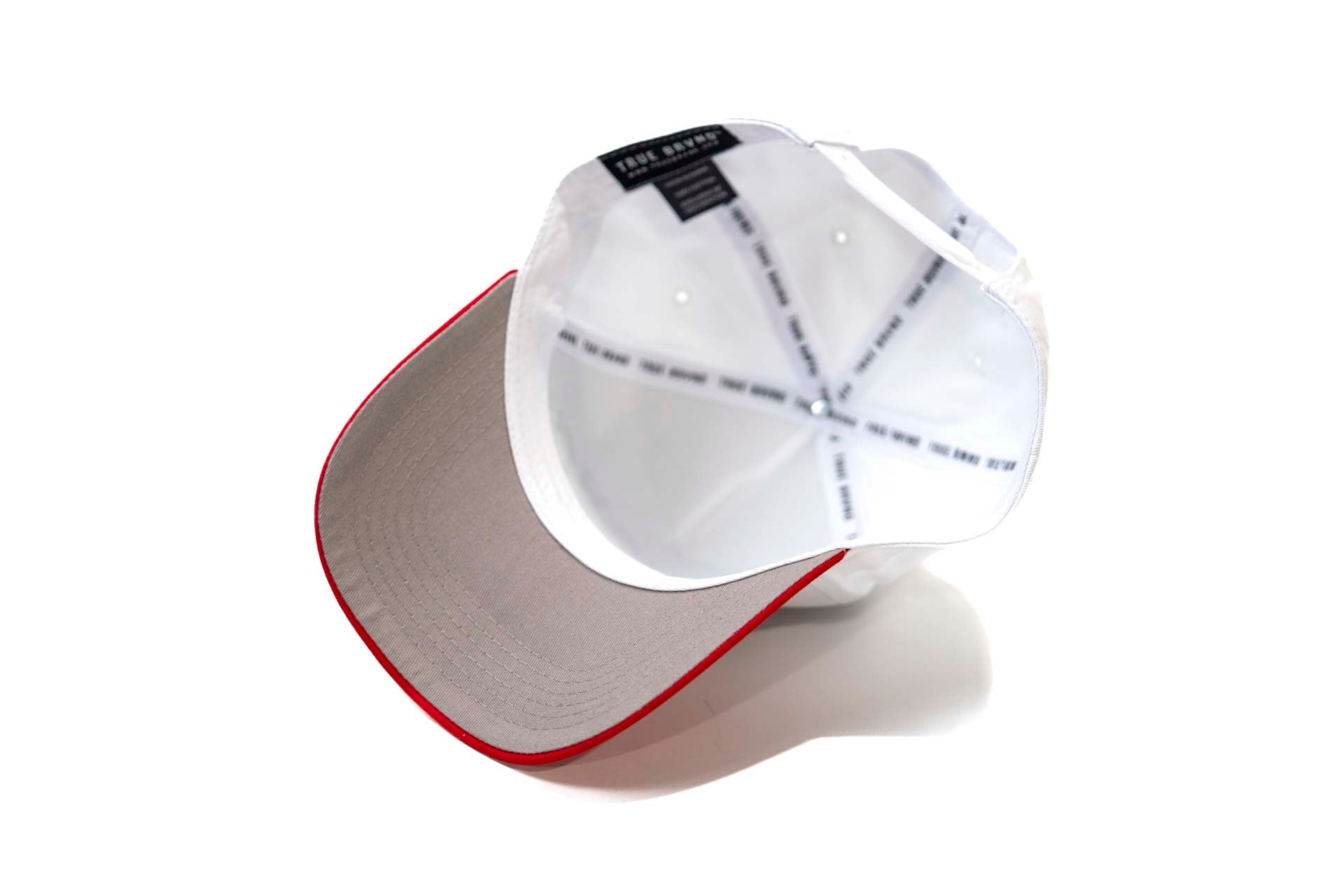 Precurved Dallas snapback - RED / WHITE