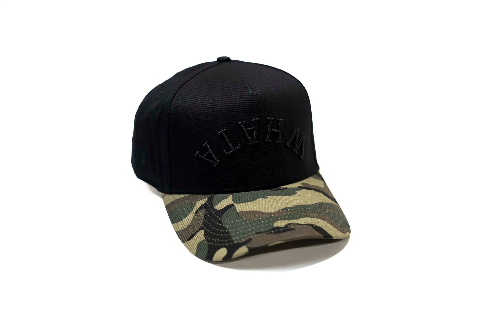WHATABURGER snapback - CAMO / BLACK