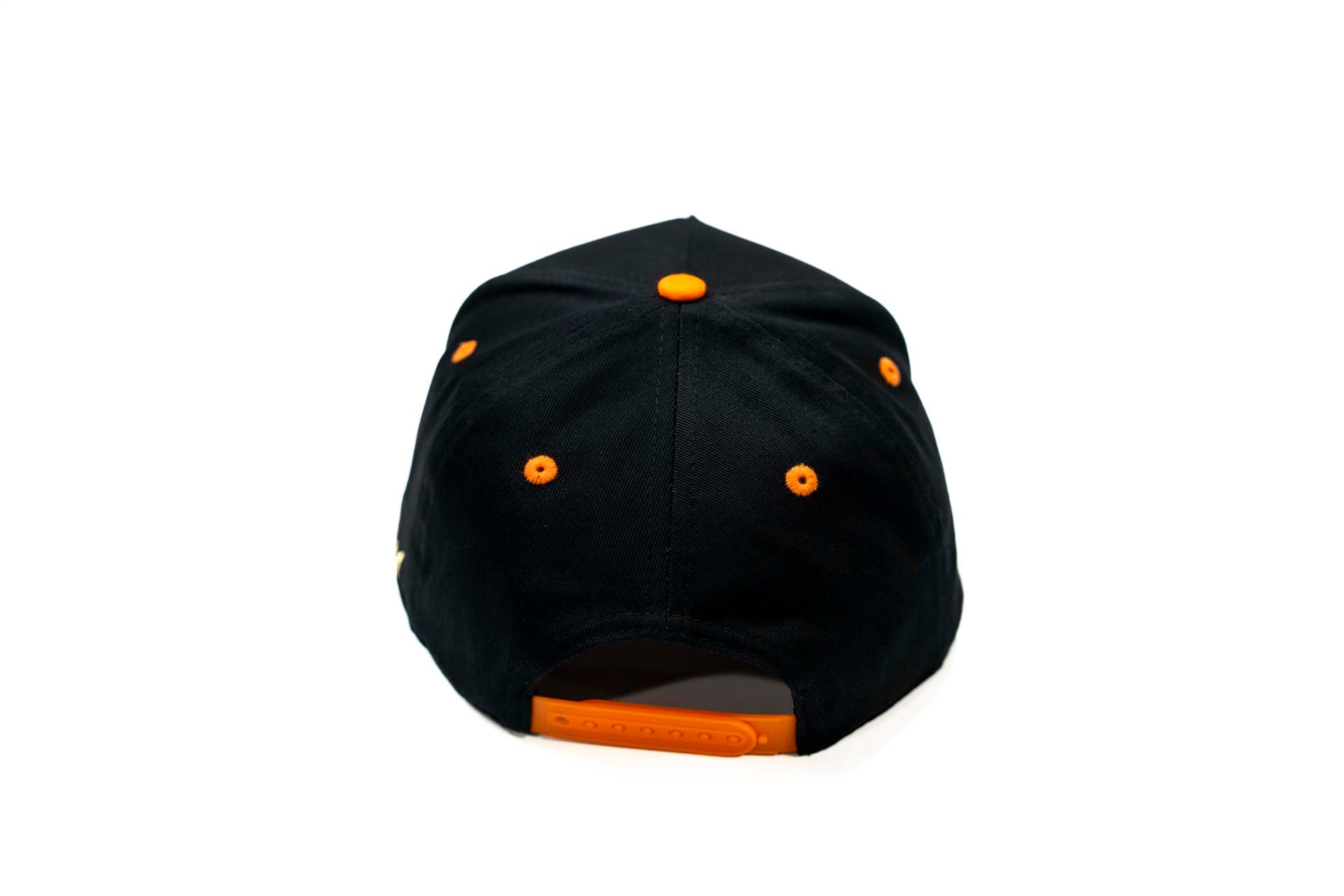 Precurved Dallas snapback - BLACK / ORANGE