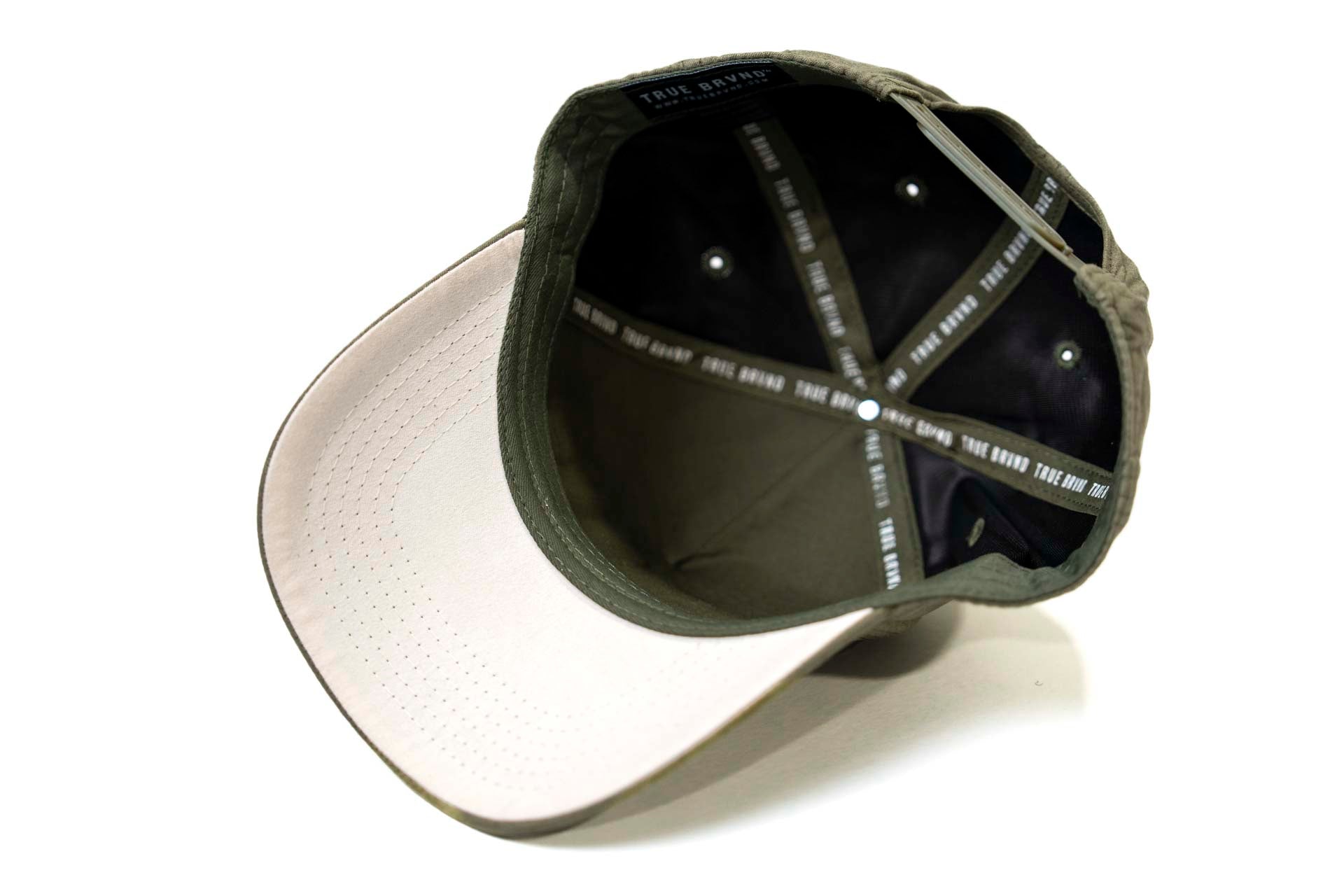 Suede snapback - OLIVE