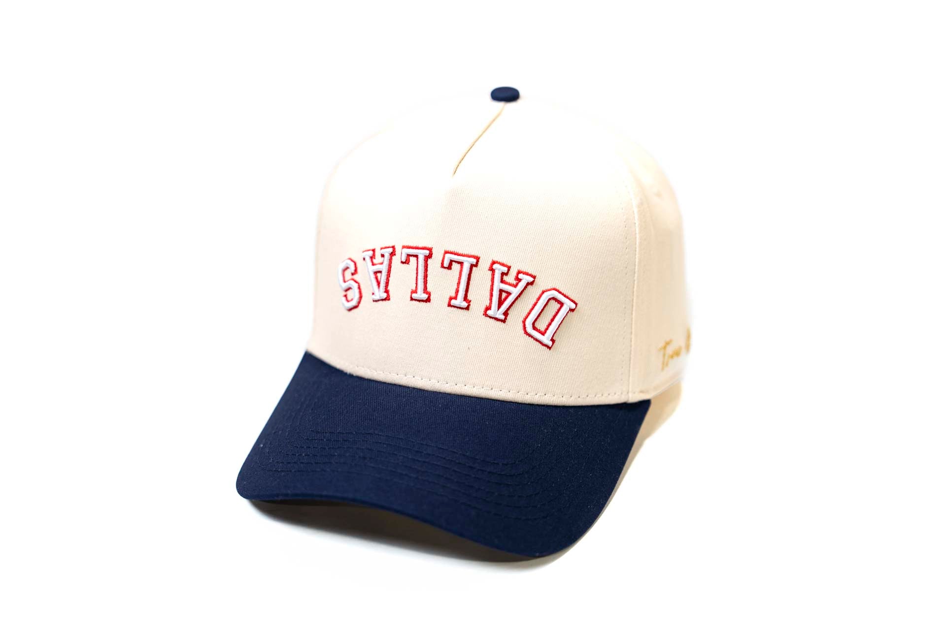 OFFWHITE - NAVY w/ Red outline