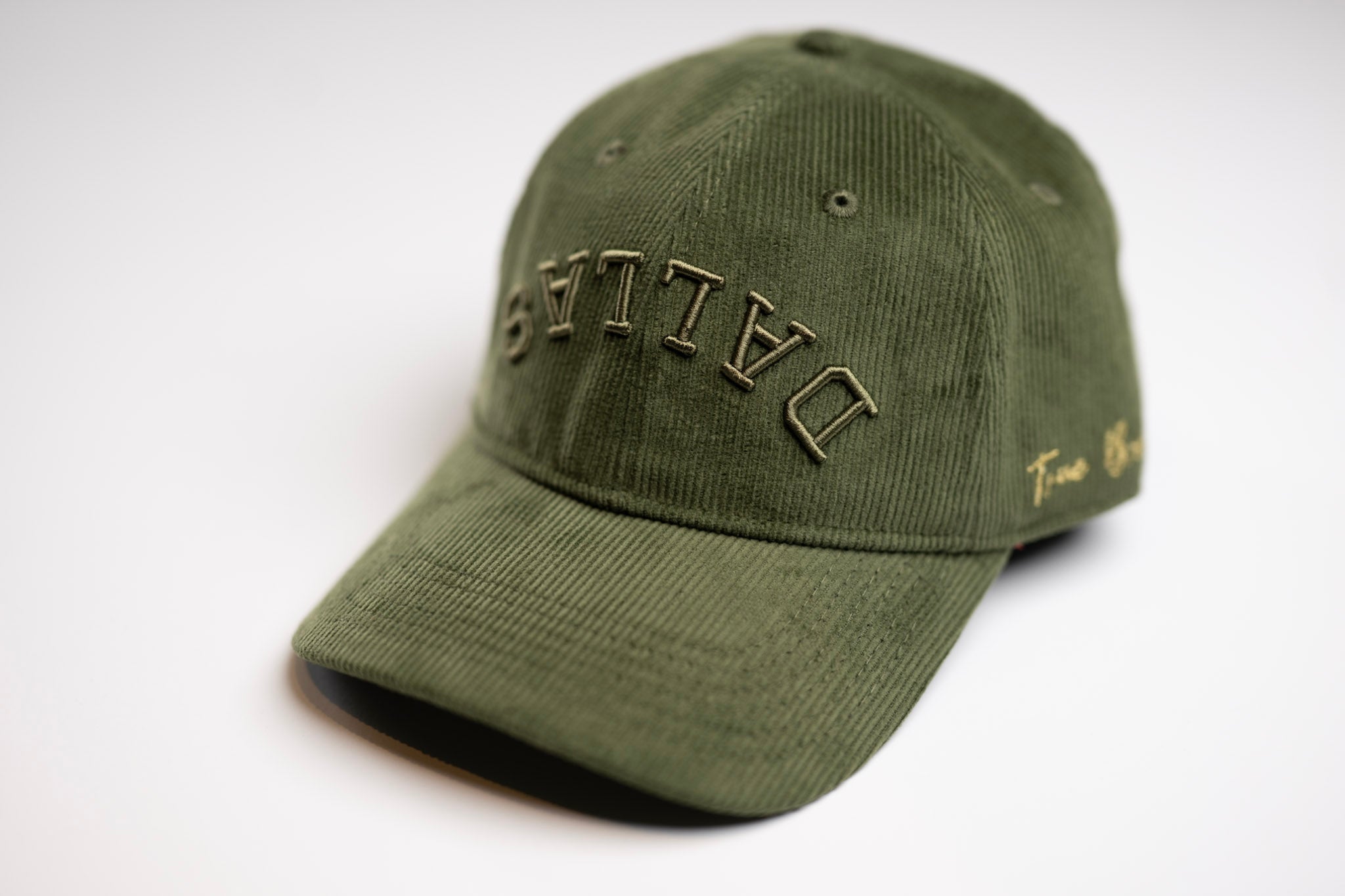 Dad Hat Corduroy - OLIVE tonal