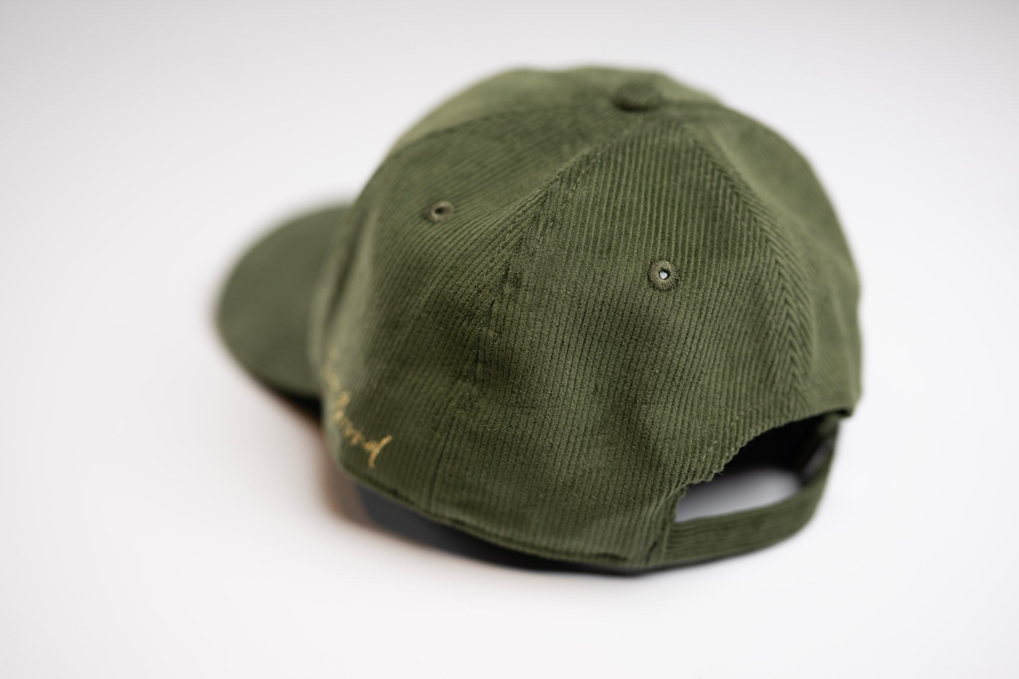 Dad Hat Corduroy - OLIVE tonal