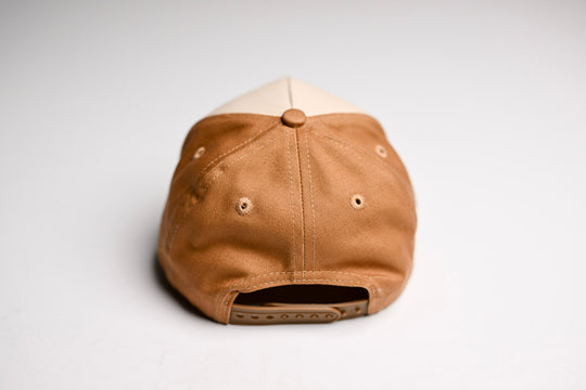 KIDS snapback - CAMEL / OFFWHITE