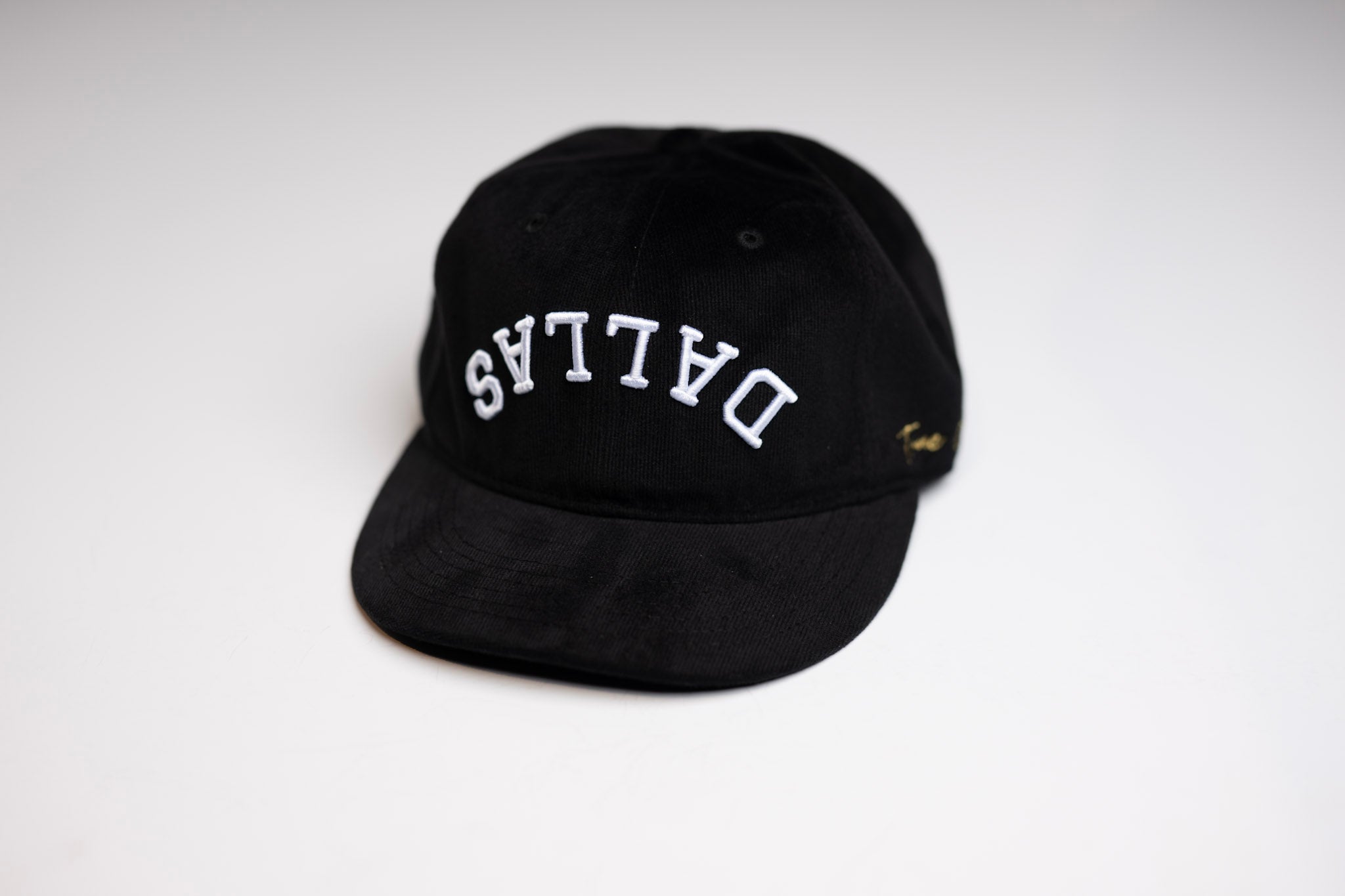 YOUTH Corduroy dad hat - BLACK